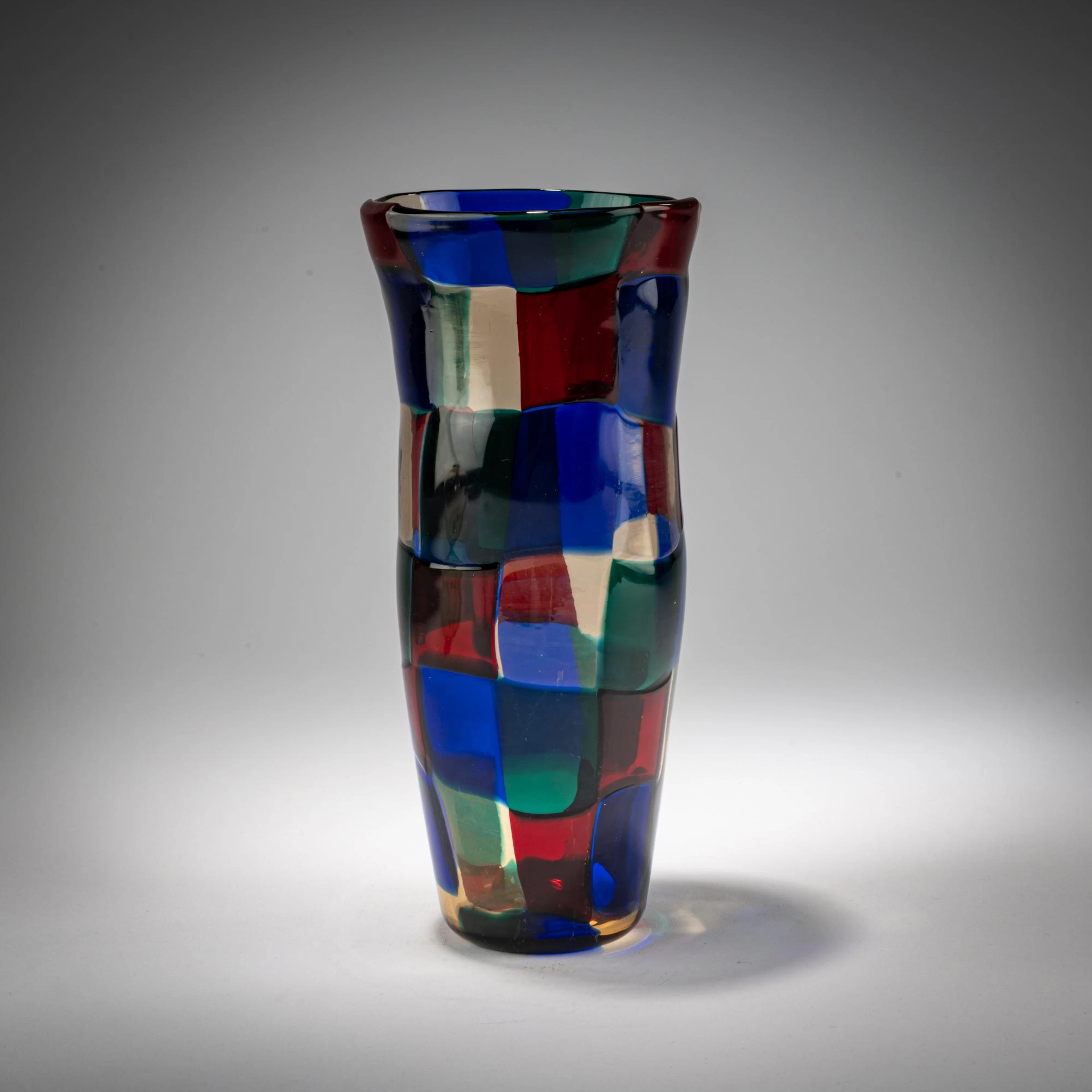 Fulvio Bianconi Vase 'Pezzato', um 1951