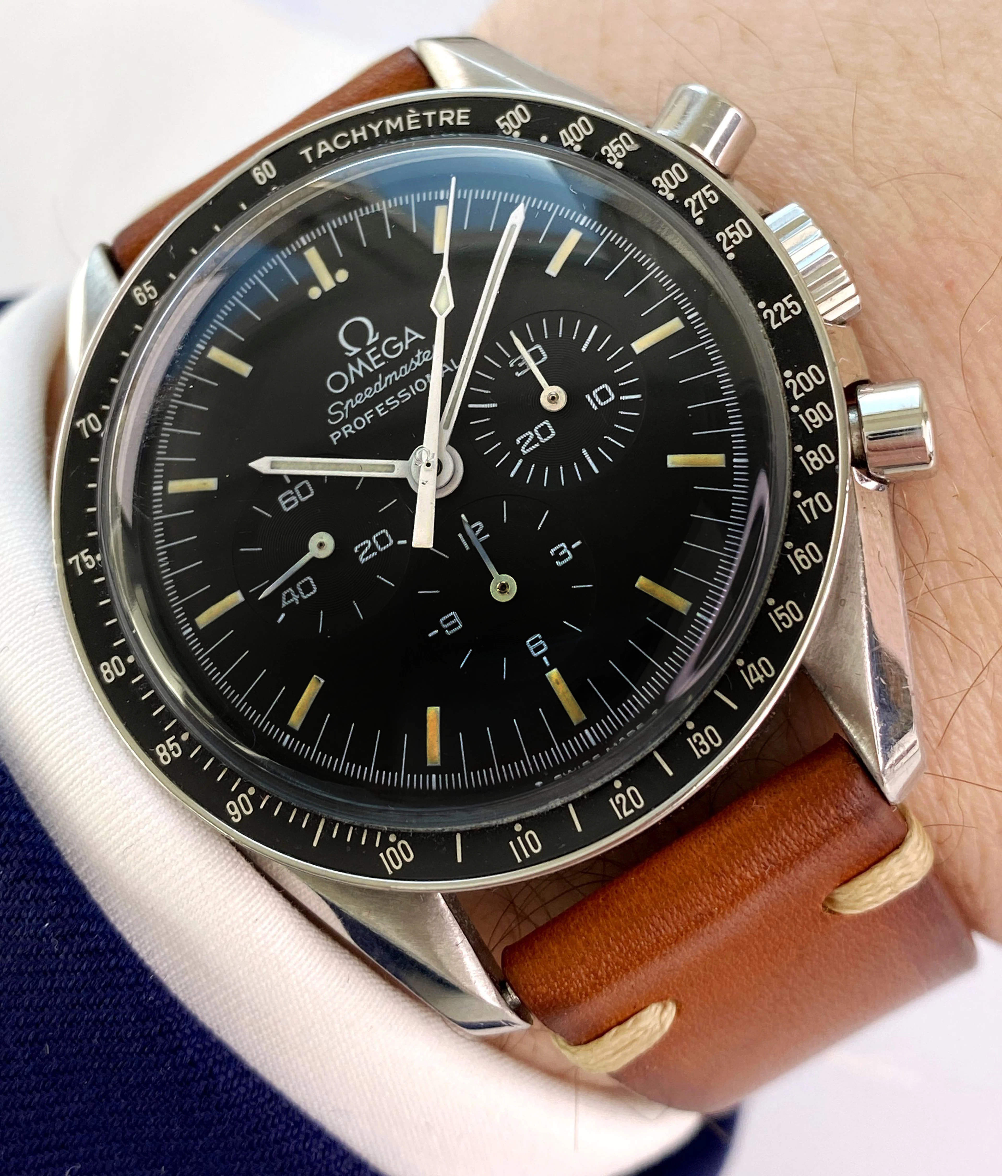 Omega Speedmaster Moonwatch Professional 42mm Vintage Tritium Dial 1450022