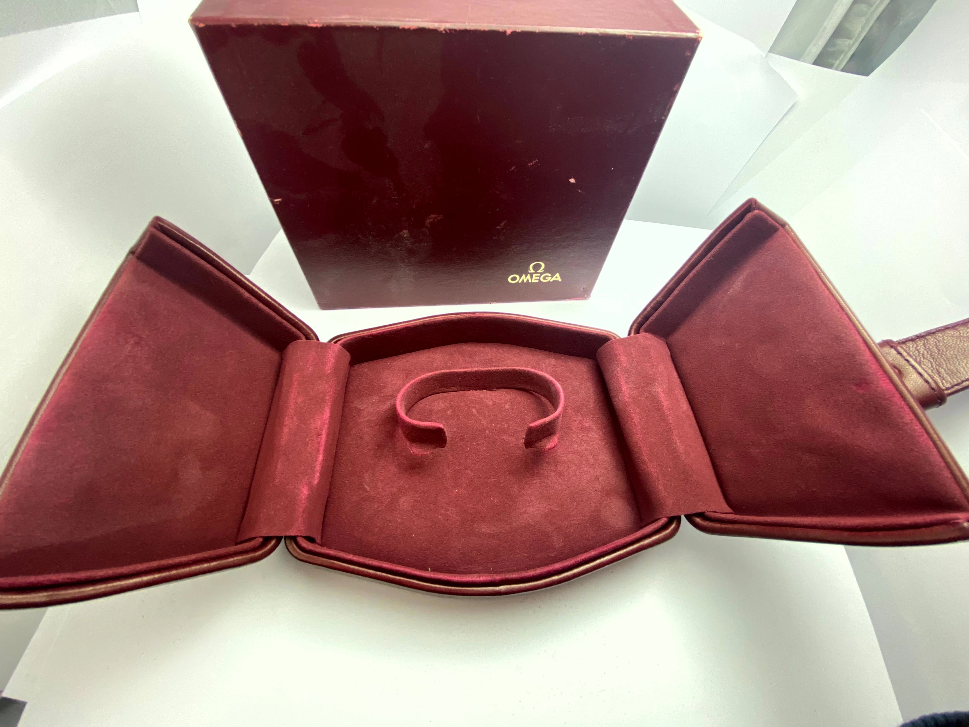 Vintage Omega Box Red