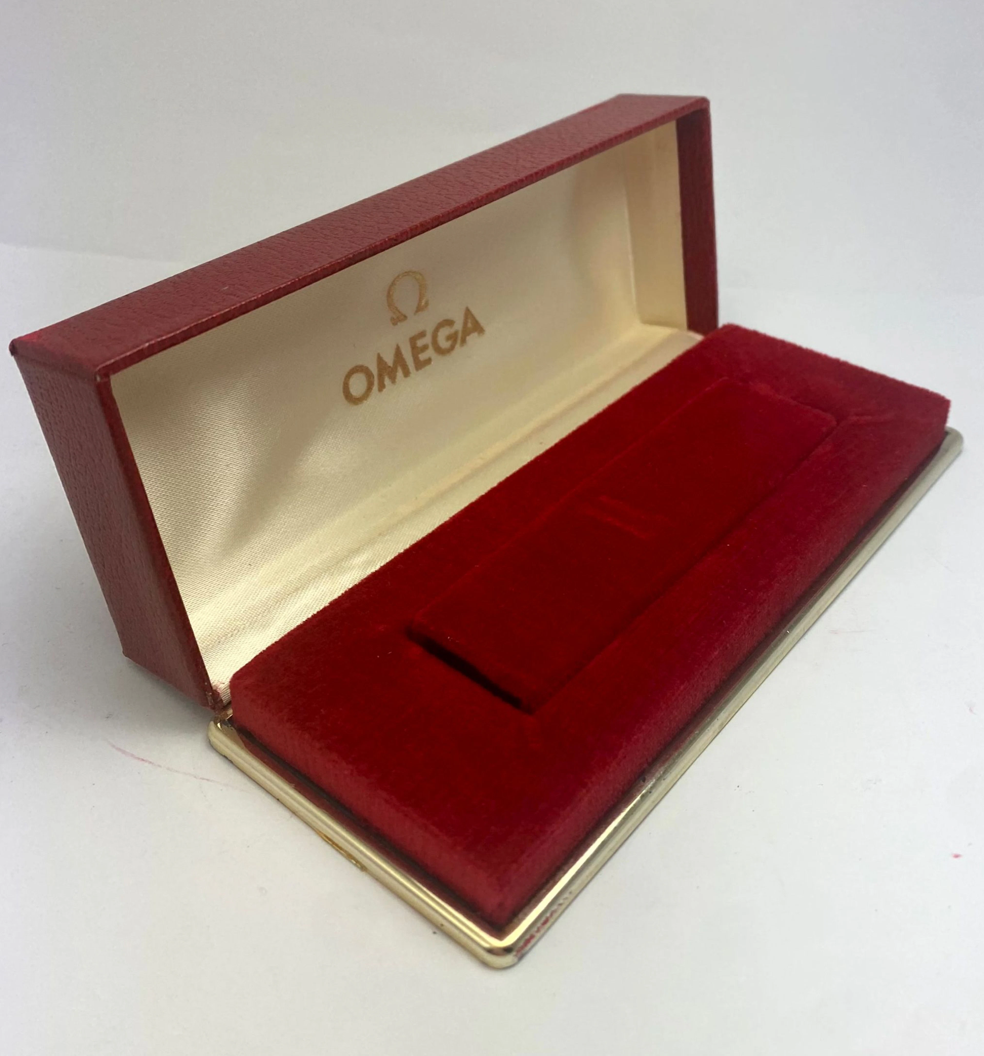 Vintage Omega Box Red