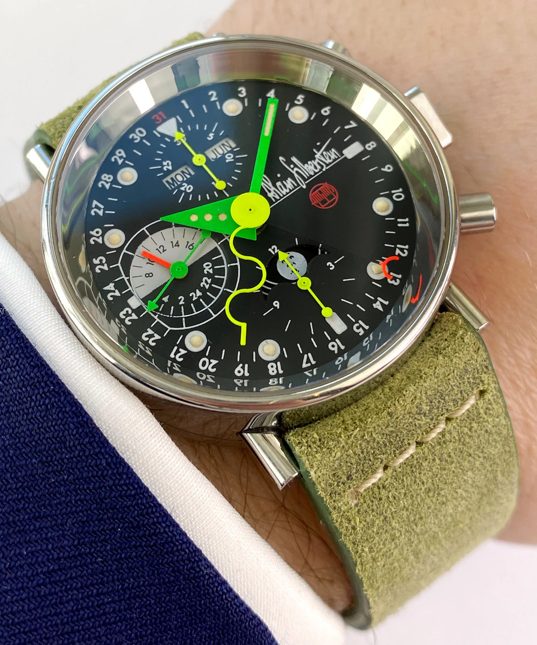 Alain Silberstein Krono 2 Bauhaus Limited Edition Chronograph Atomatic