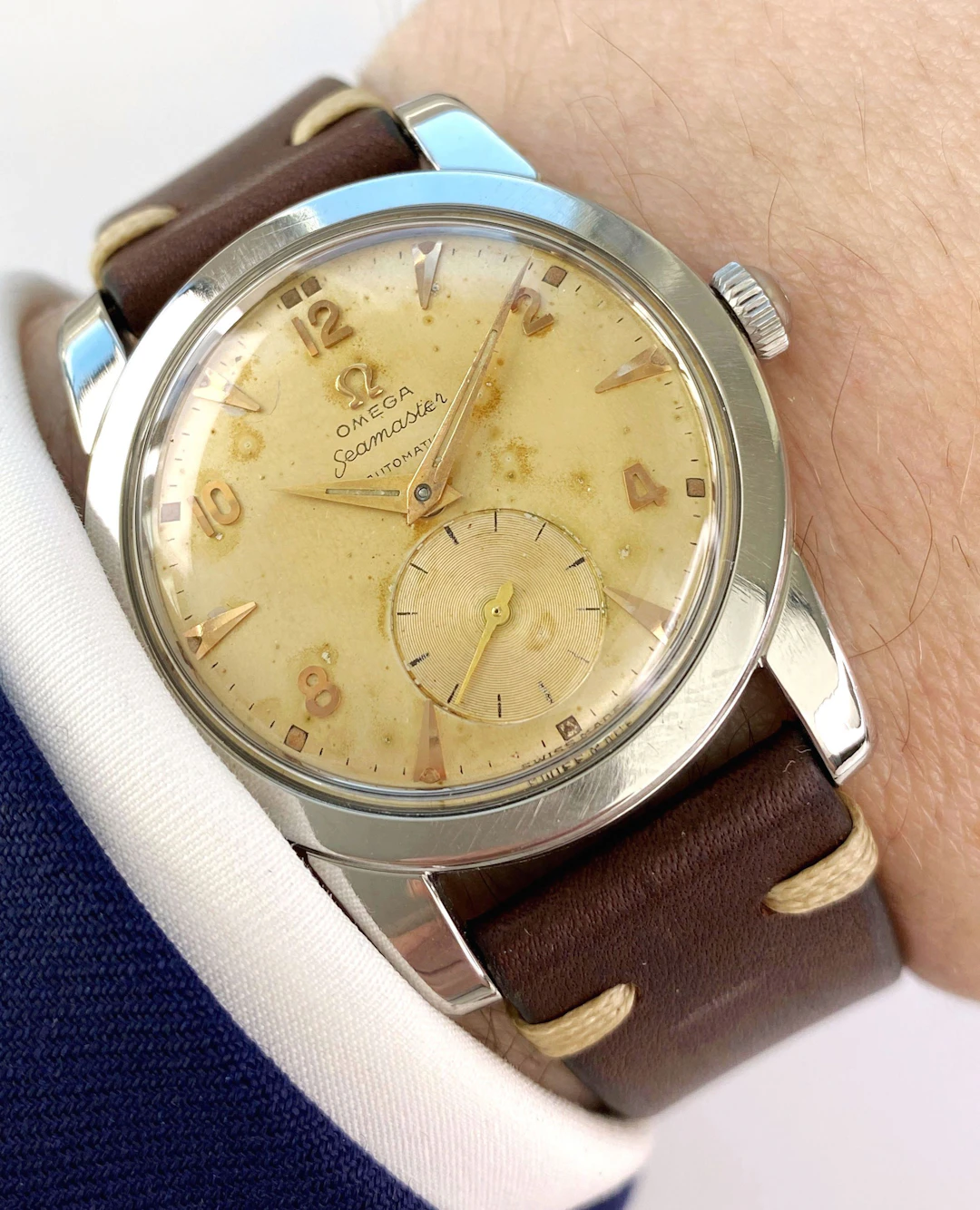 Serviced Omega Seamaster Vintage Automatic Automatik Bumper 2576
