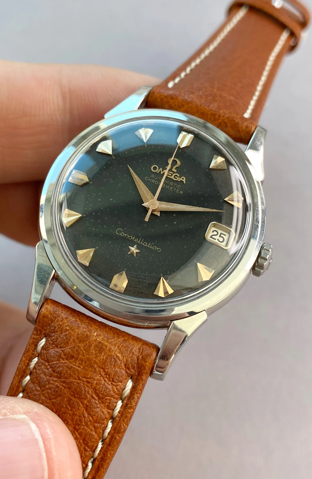 Serviced Omega Constellation Pie Pan Vintage Automatic Automatik Unrestored