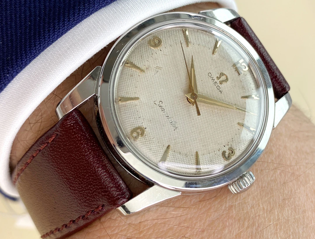 Omega Seamaster Vintage Honeycomb Dial Fat Lugs 2761