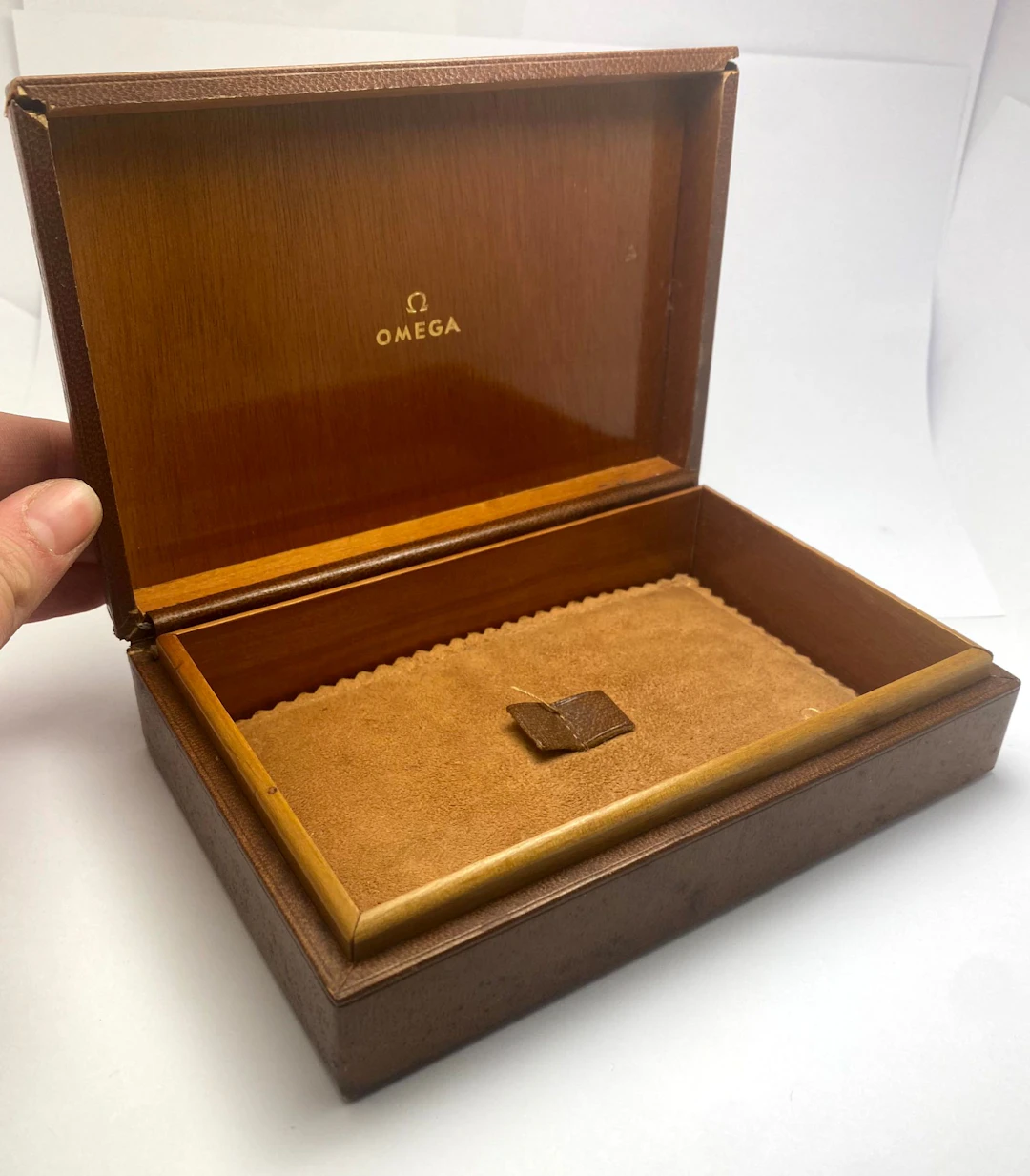 Vintage Omega Box brown