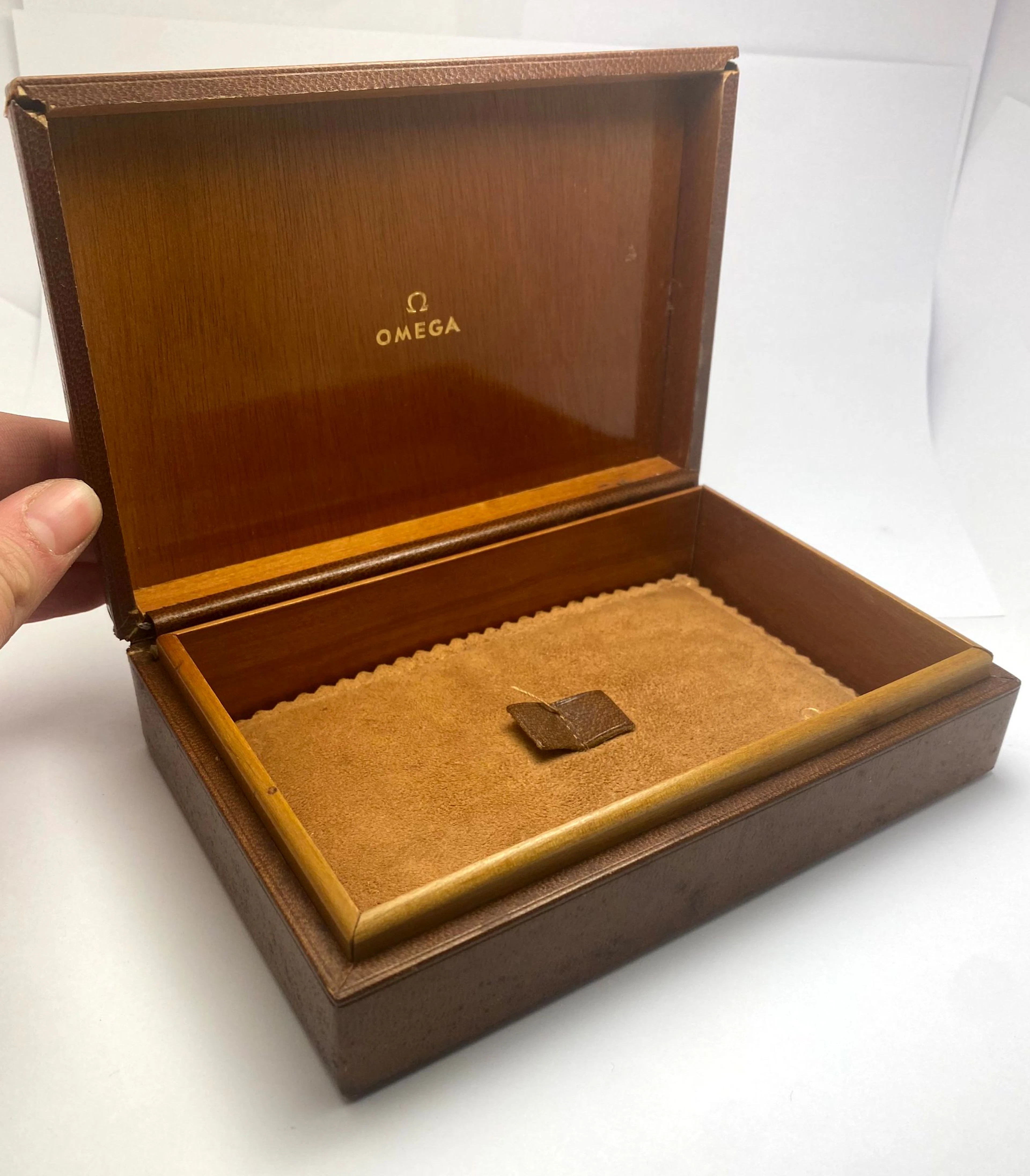 Vintage Omega Box brown