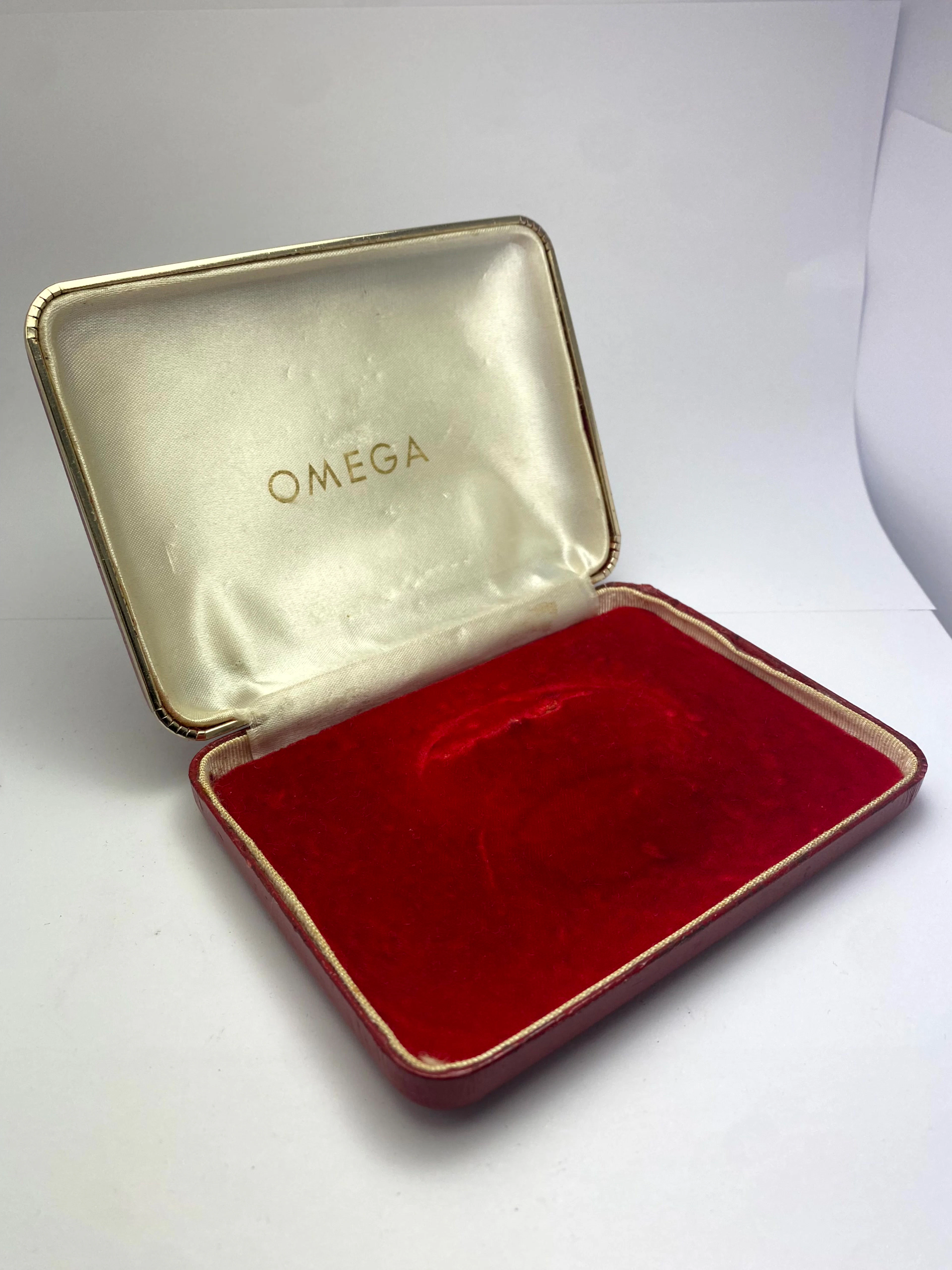 Vintage Omega Box Red