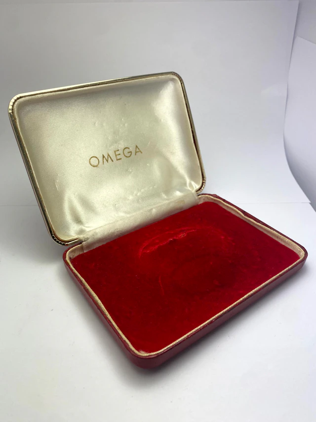 Vintage Omega Box Red