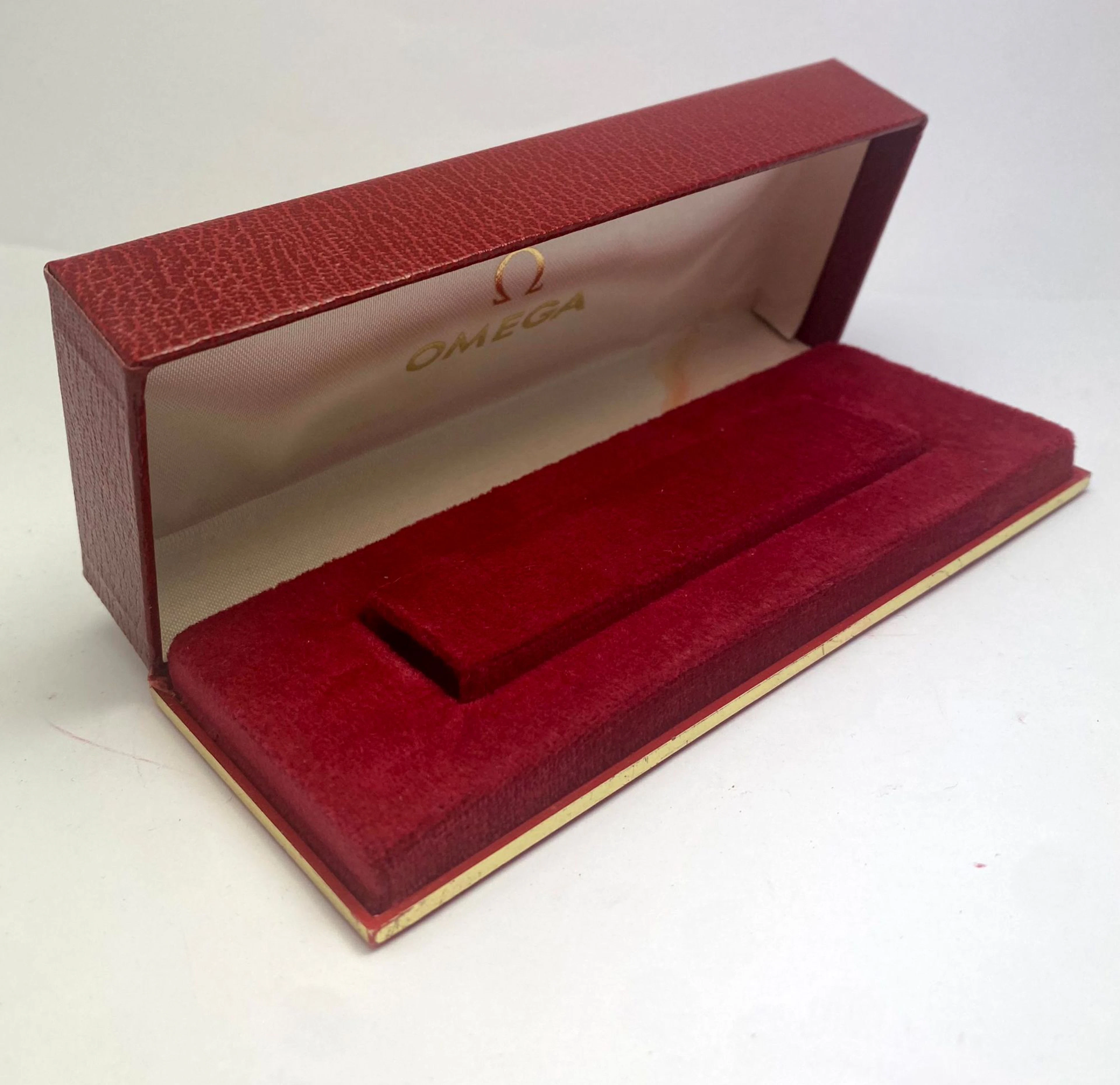 Vintage Omega Box Red