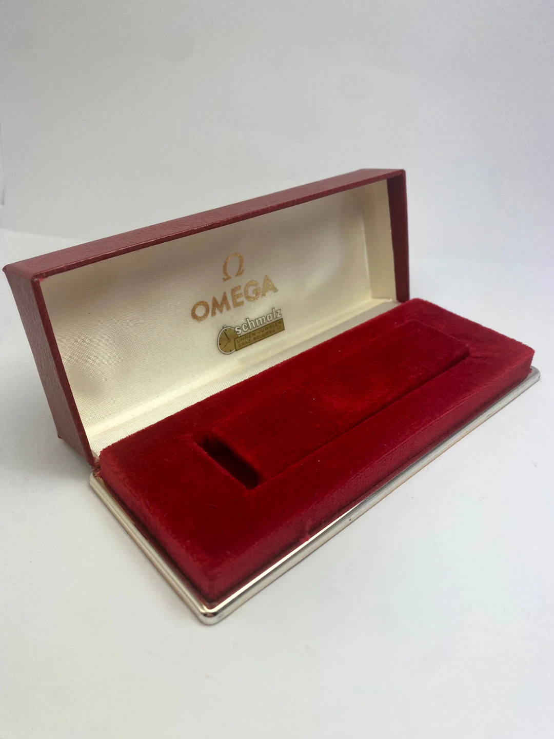 Vintage Omega Box Red