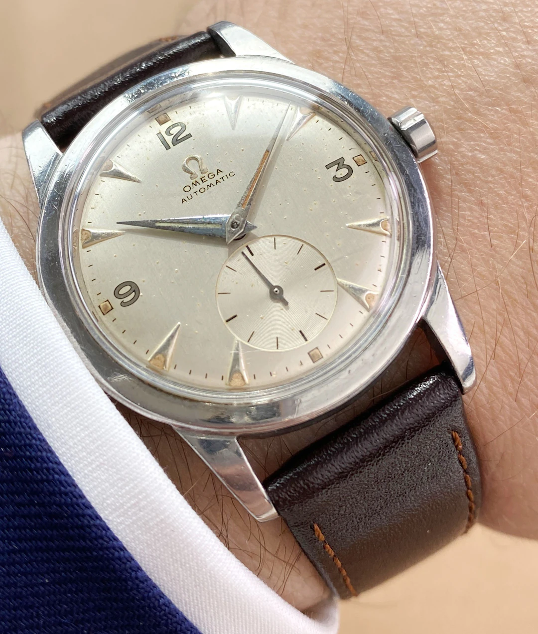 Omega Seamaster Vintage Automatic Automatik Bumper Explorer Dial