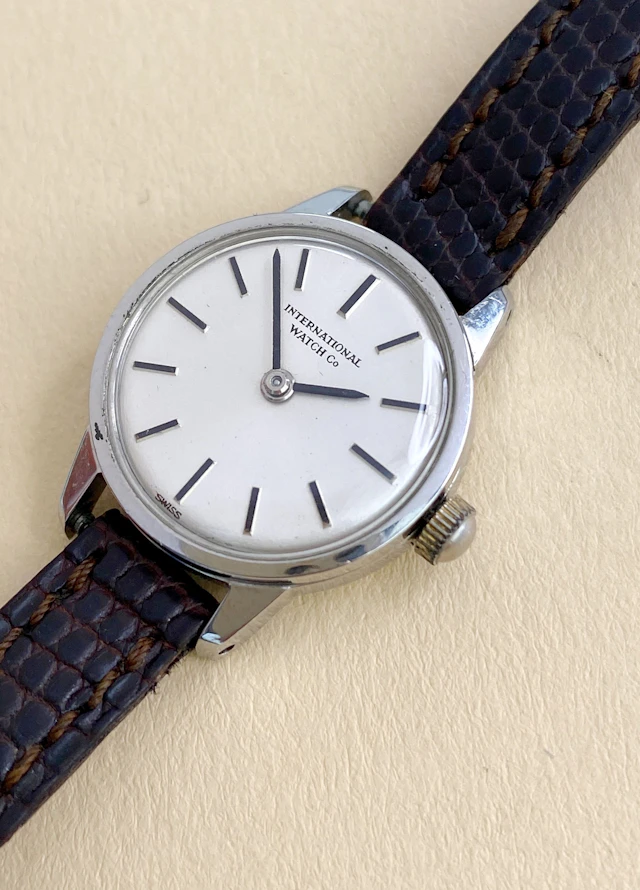 IWC Lady Damen 20mm Steel Good Condition with Original IWC Box