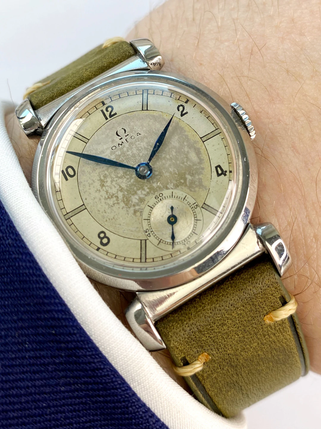 Serviced Omega Small Scarab Vintage cal 26.5 SOB