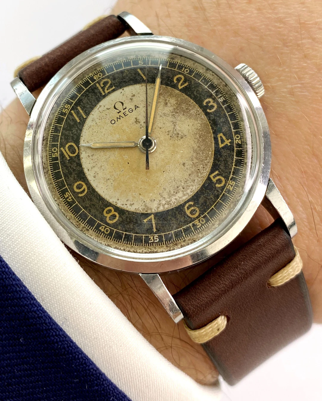 Omega Vintage 30T2 Art Deco 35.5mm Bullseye Dial Serviced 2410