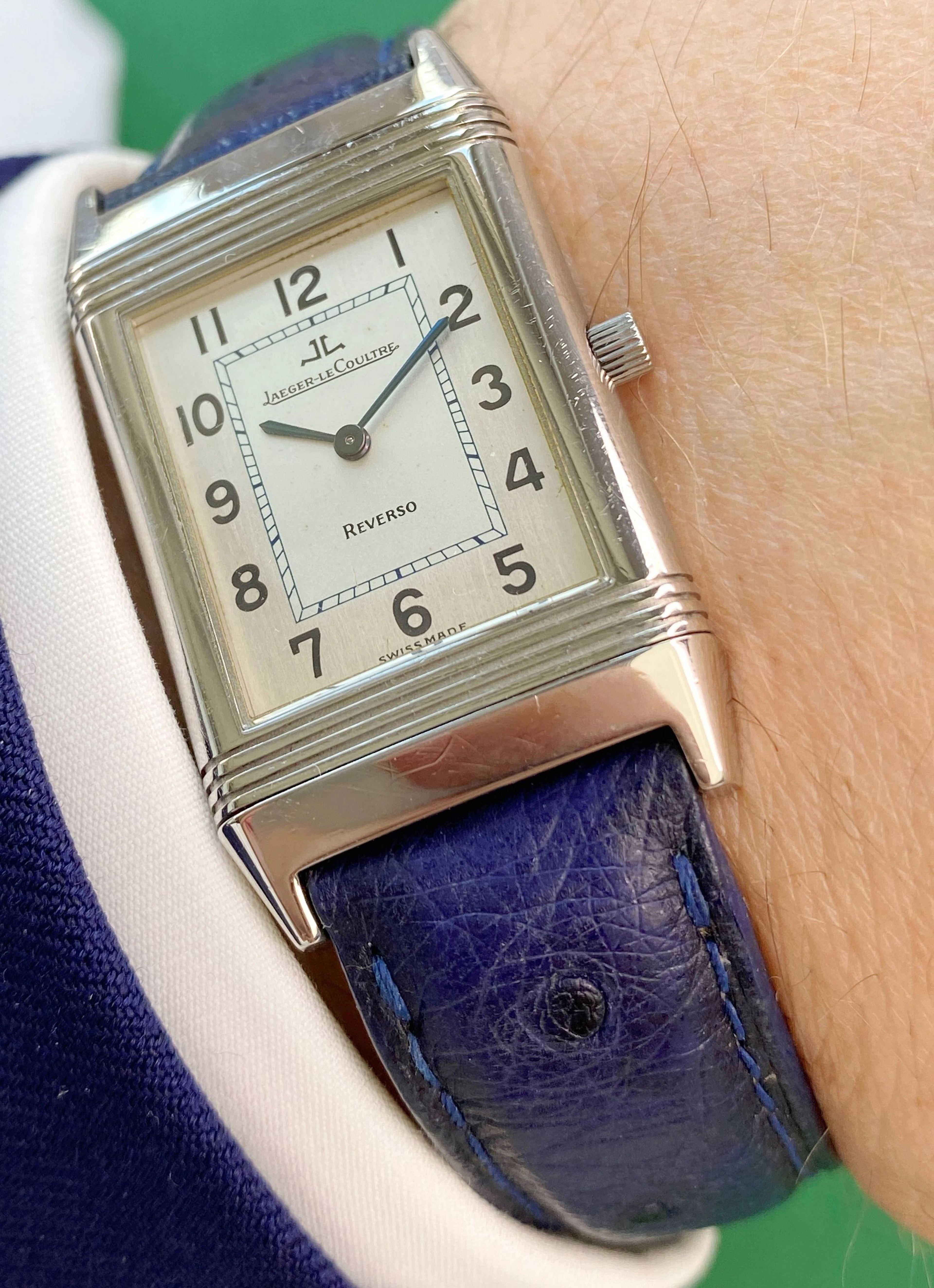 Jaeger LeCoultre Reverso PAPERS Bad Condition Steel Vintage ref 250.840.862