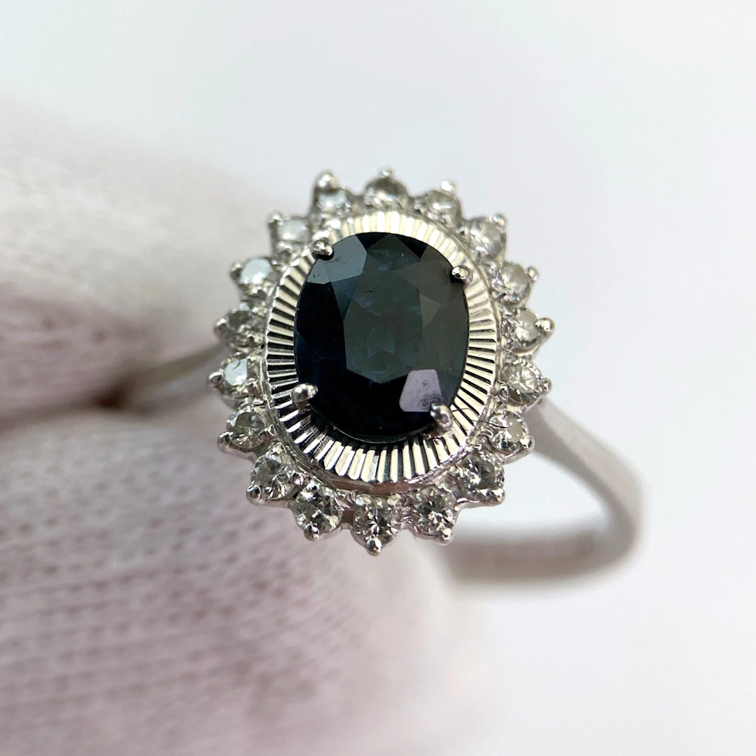 Sapphire & Diamond Ring: “Loyal Happiness”