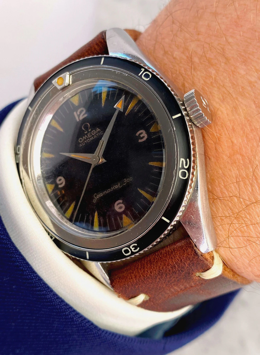 SERVICED Omega Seamaster 300 Vintage Automatic Automatik 14755 with EXTRACT