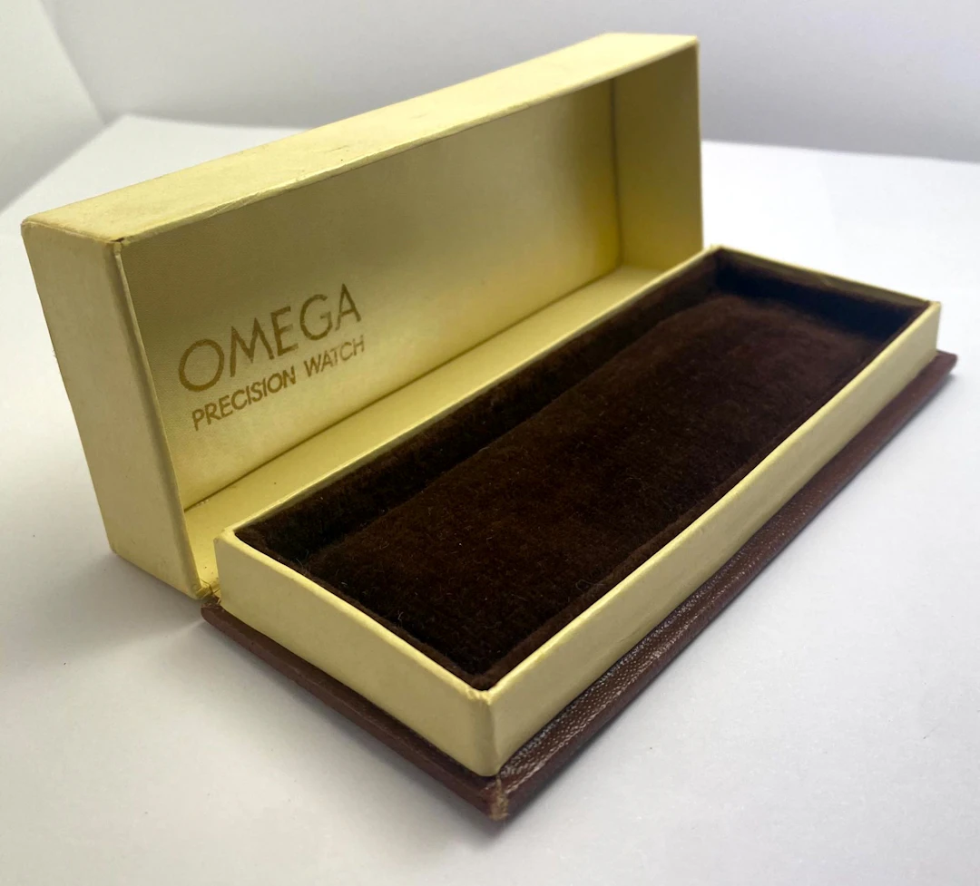 Vintage Omega Box brown/beige