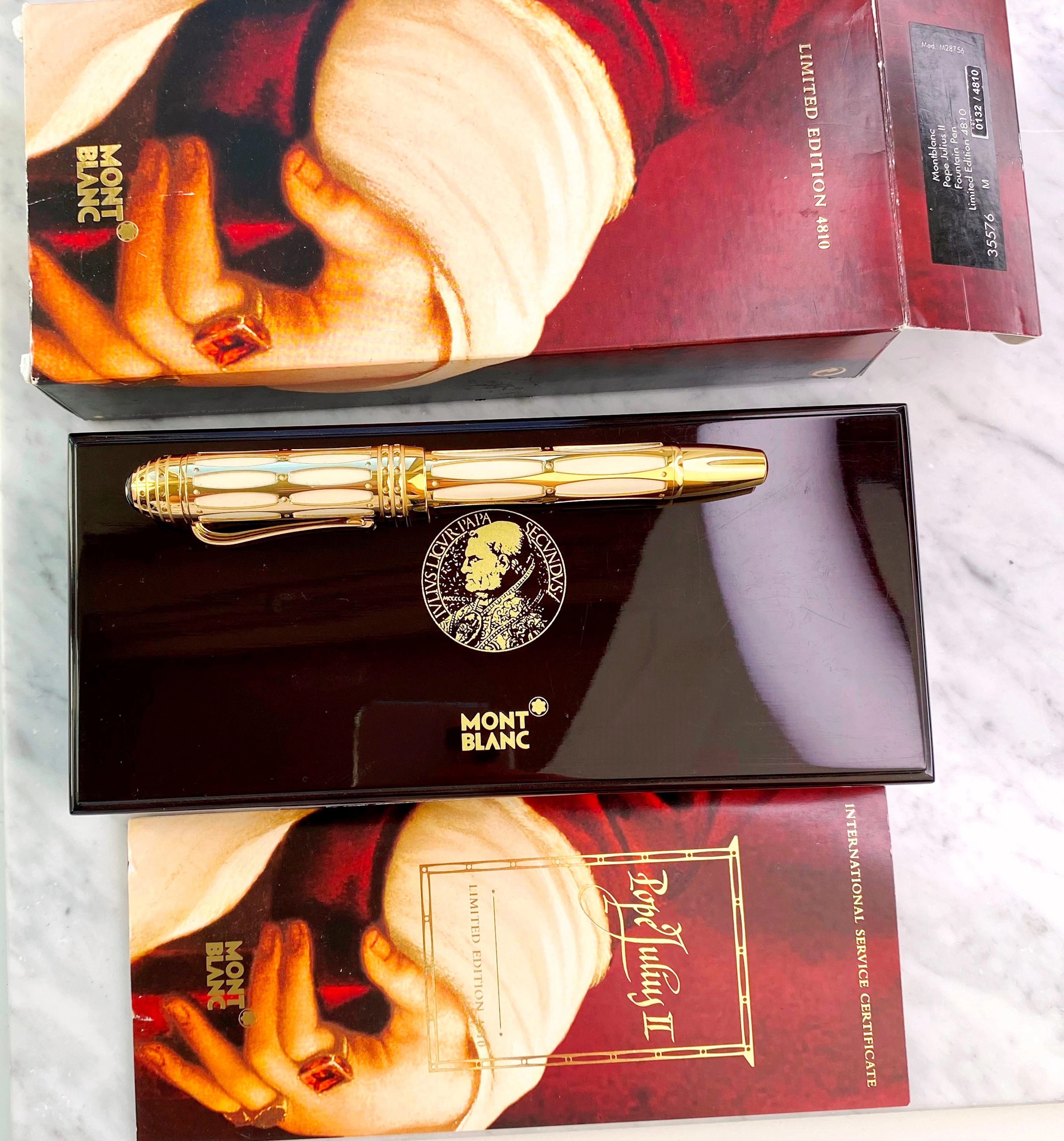 Montblanc Patrons of Art Limited Edition: Pope Julius II 4810 – Fountain