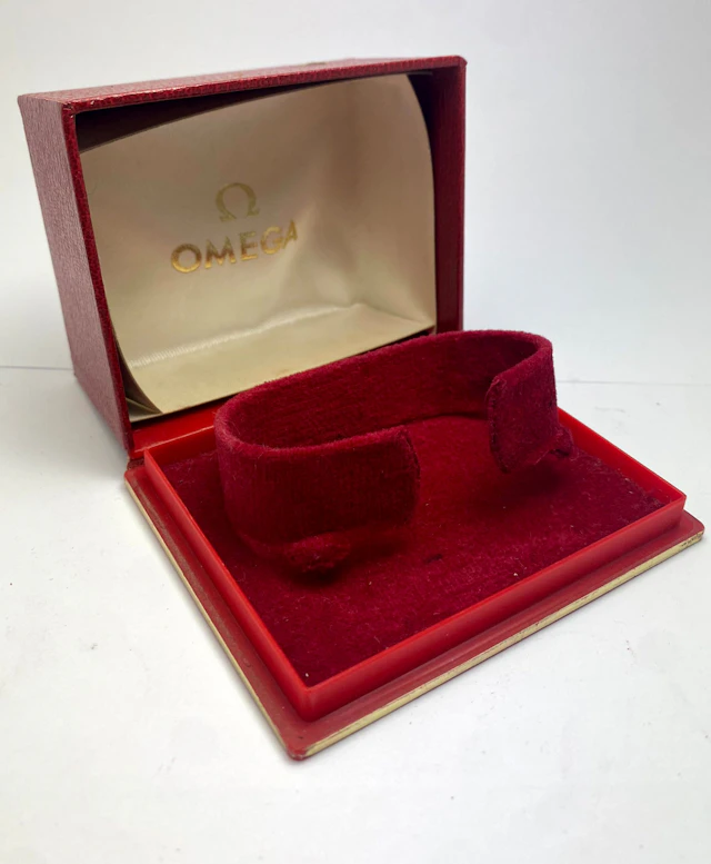 Vintage Omega Box Red