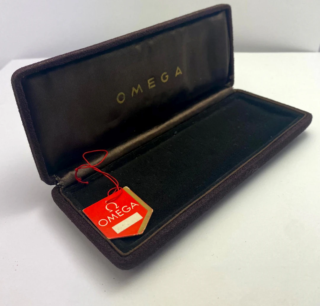 Vintage Omega Box brown