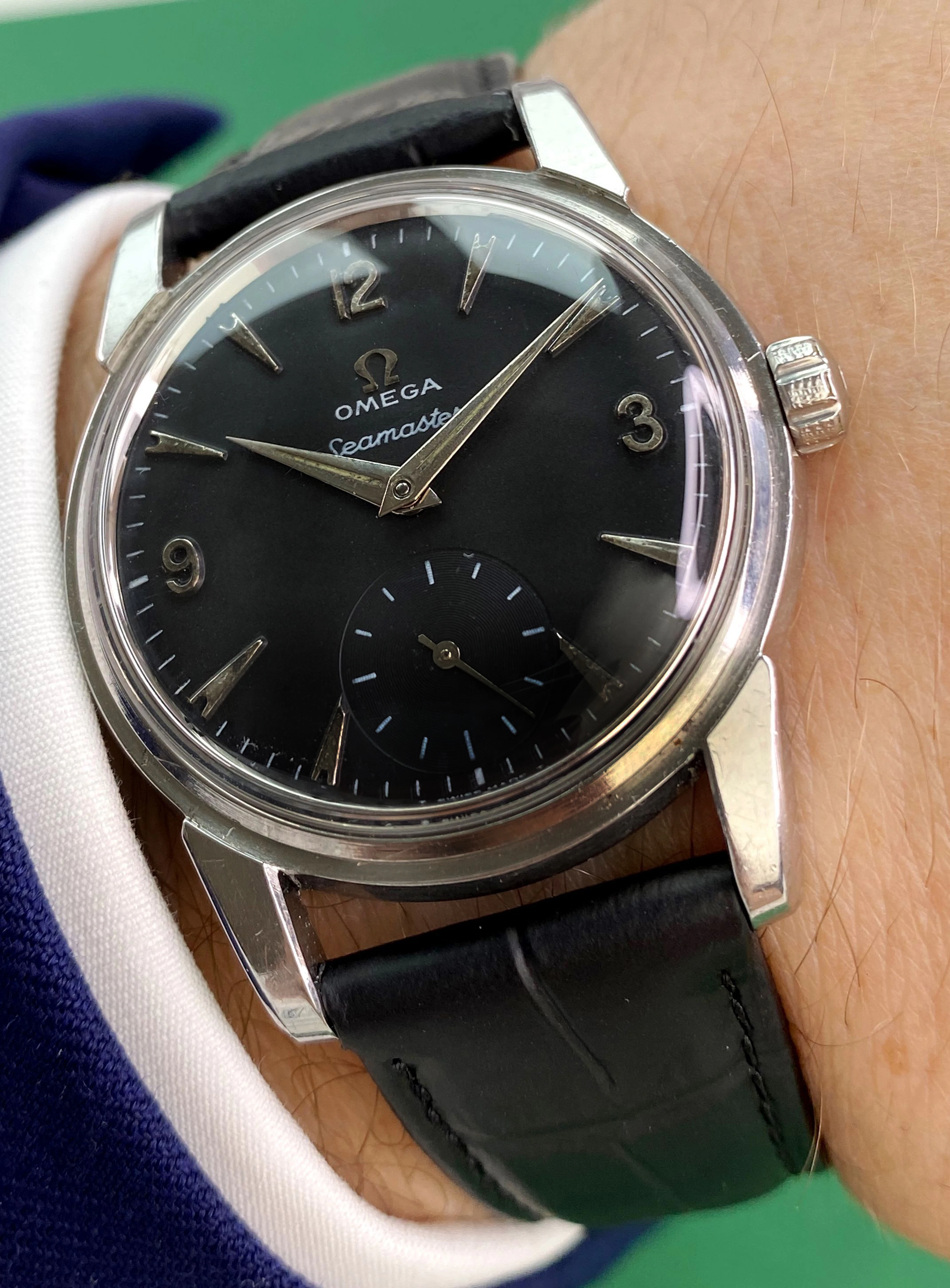 Serviced Omega Seamaster Vintage Black Restored Explorer Dial 2761