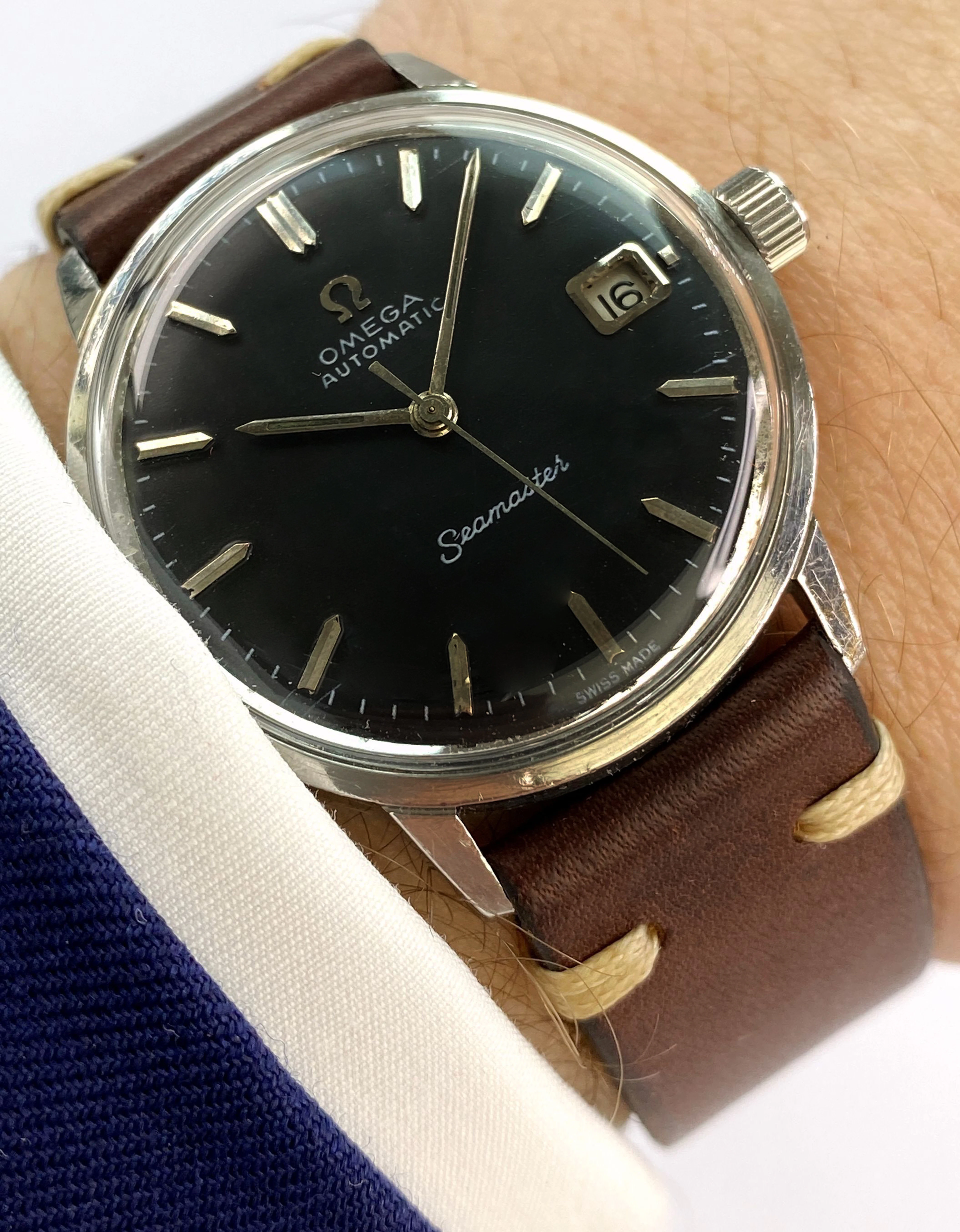 Serviced Omega Seamaster Vintage Automatic Automatik ref 166001 Restored