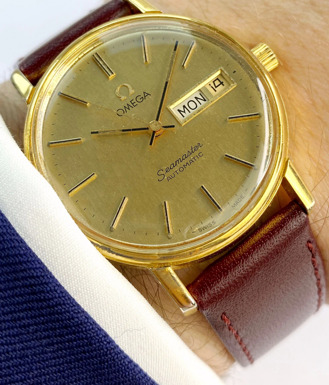 Omega Seamaster Day Date Vintage Automatic Automatik ref 1660209