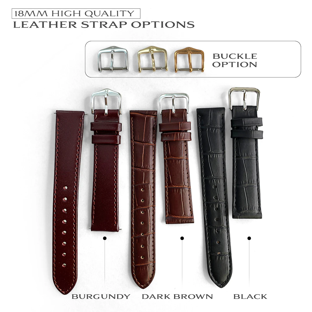 18mm Vintage Strap Change Options (free swap with watch order)