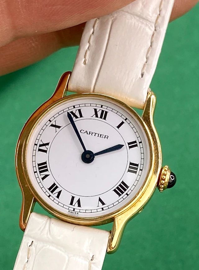 Cartier Riviera Solid Gold Lady Damen 24mm ref 78248