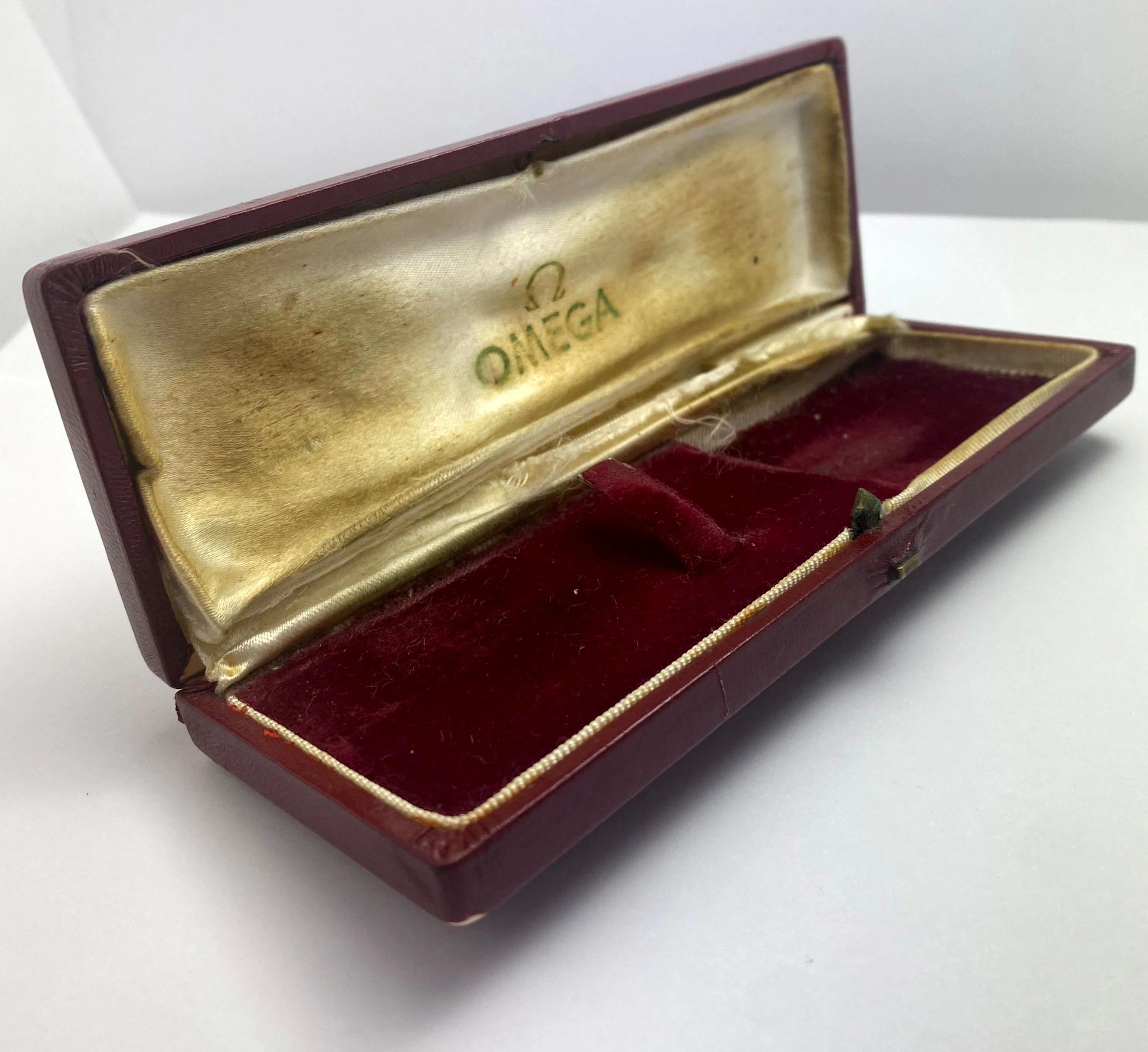 Vintage Omega Box Red
