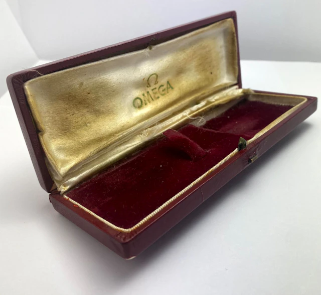 Vintage Omega Box Red