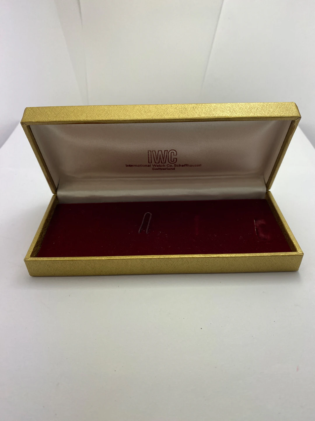 Vintage IWC Box gold