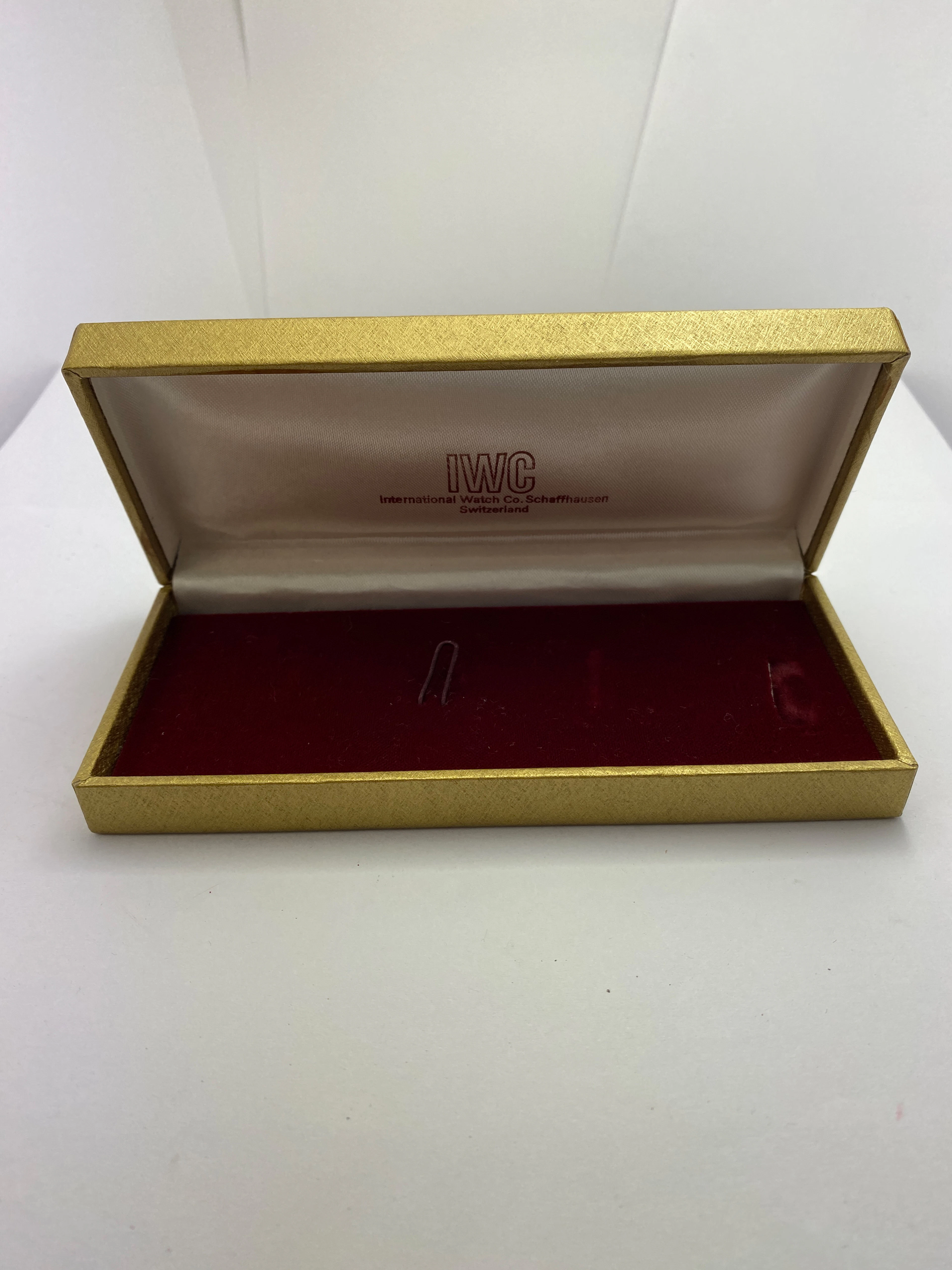 Vintage IWC Box gold