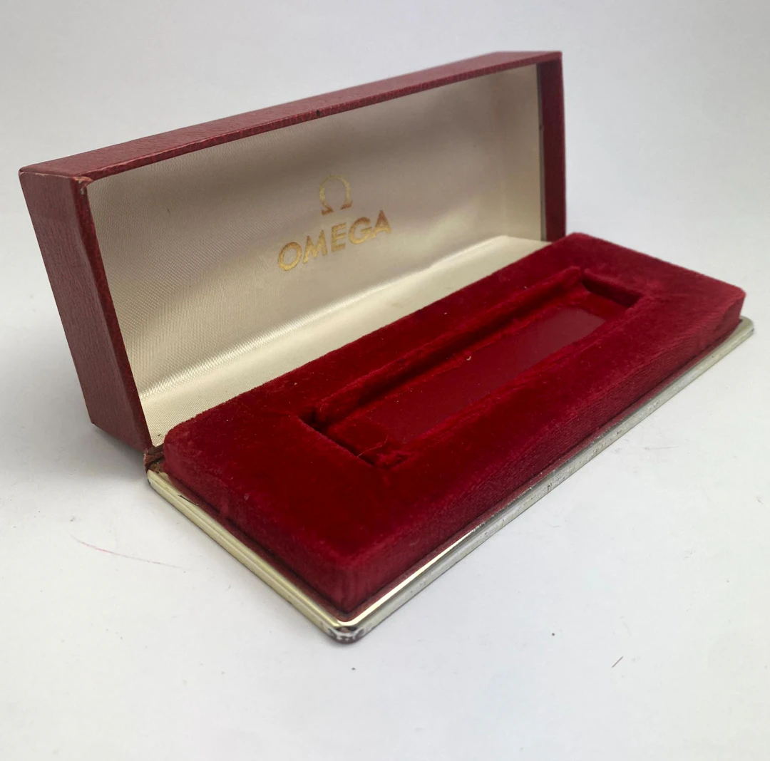 Vintage Omega Box Red