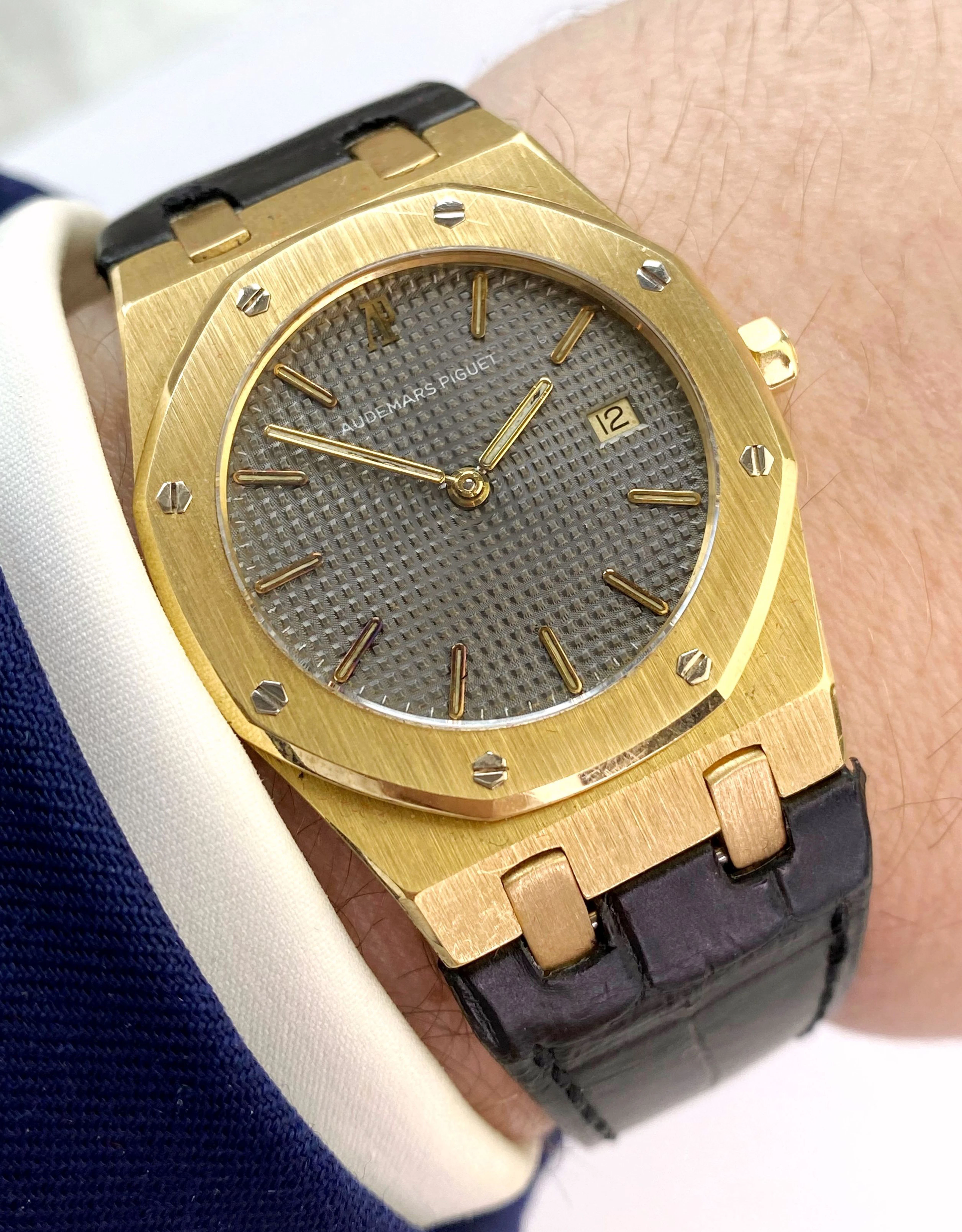 Audemars Piguet Royal Oak Vollgold Quartz Vintage 33mm ref 56175BA