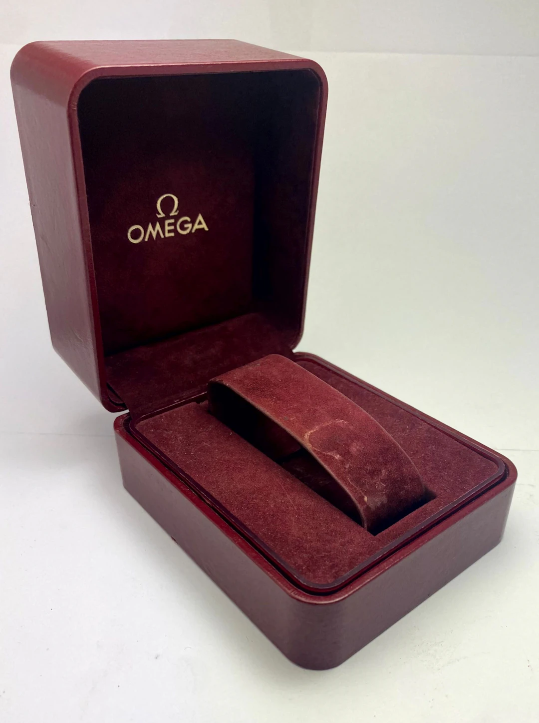 Vintage Omega Box Red
