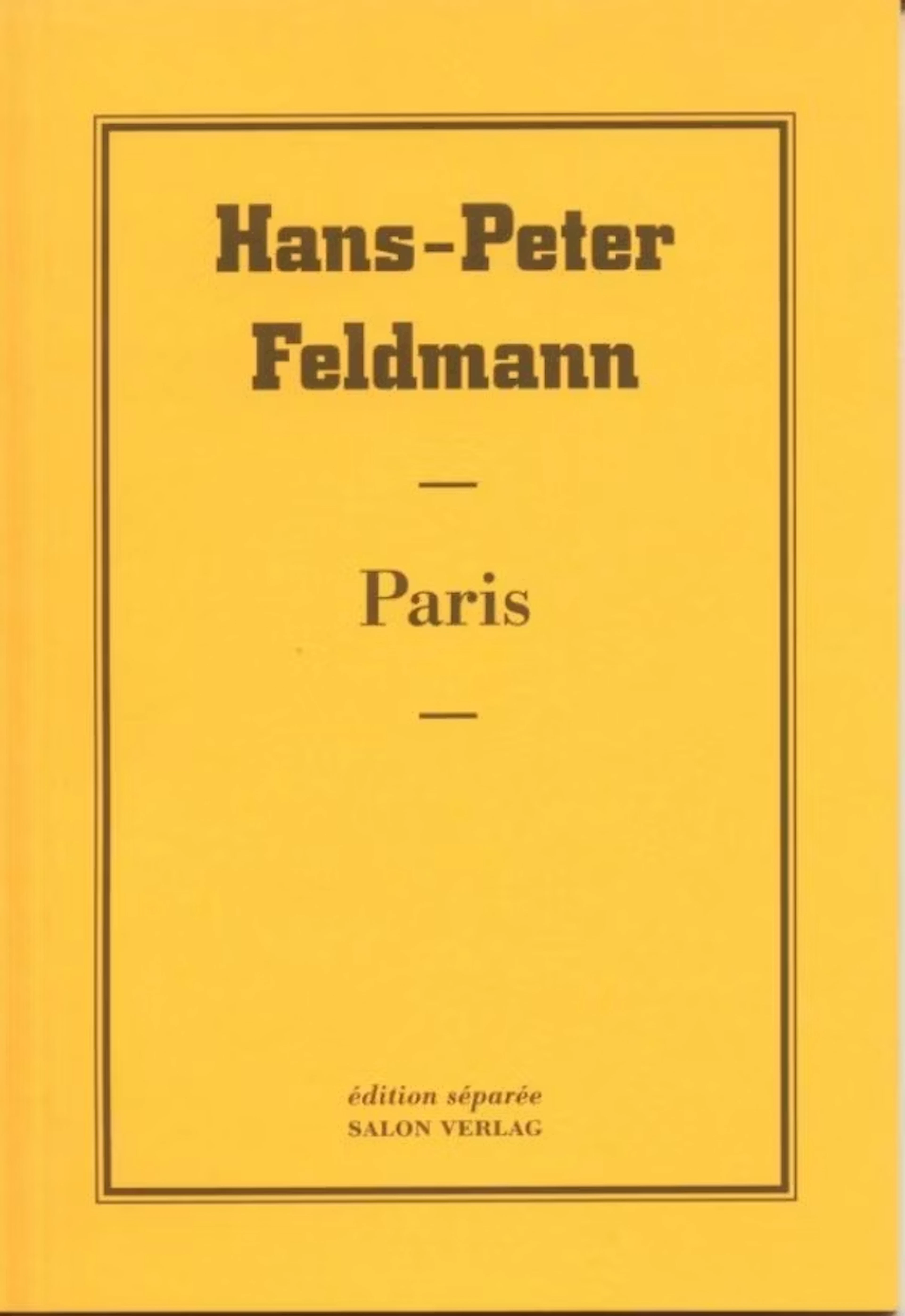 Hans-Peter Feldmann "Paris" - Zweigstelle Berlin