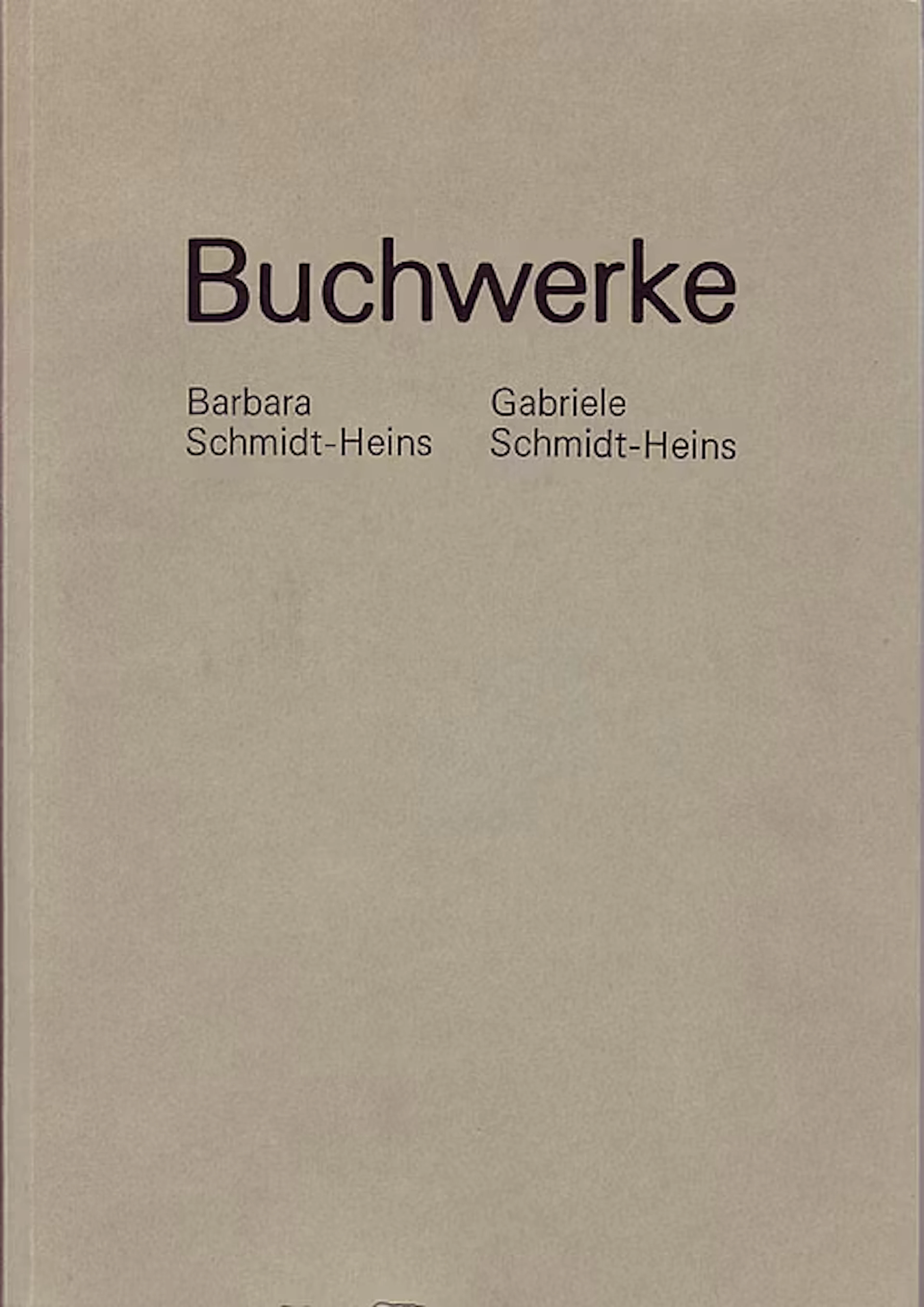 Barbara und Gabriele Schmidt-Heins "Buchwerke" - Zweigstelle Berlin