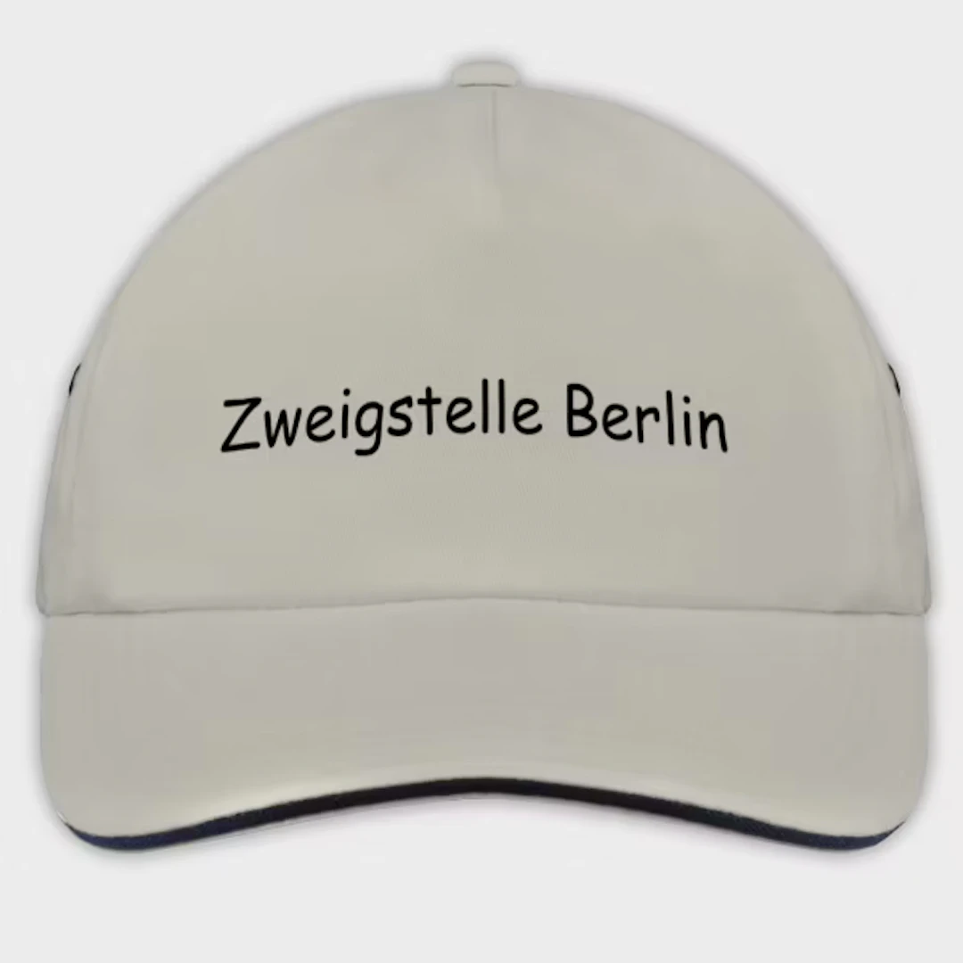 Basecap "Zweigstelle Berlin", grau - Zweigstelle Berlin