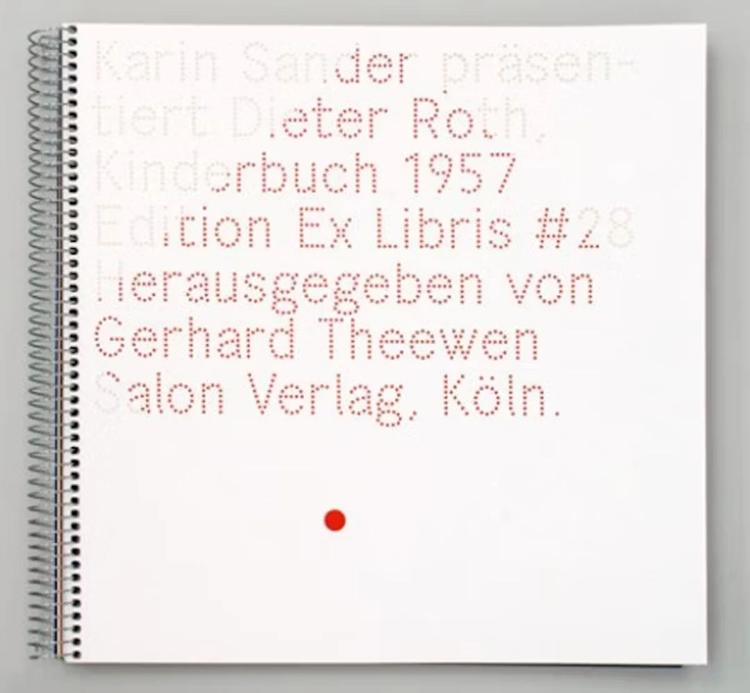 Karin Sander präsentiert Dieter Roth „Kinderbuch“, 1957 - Zweigstelle Berlin