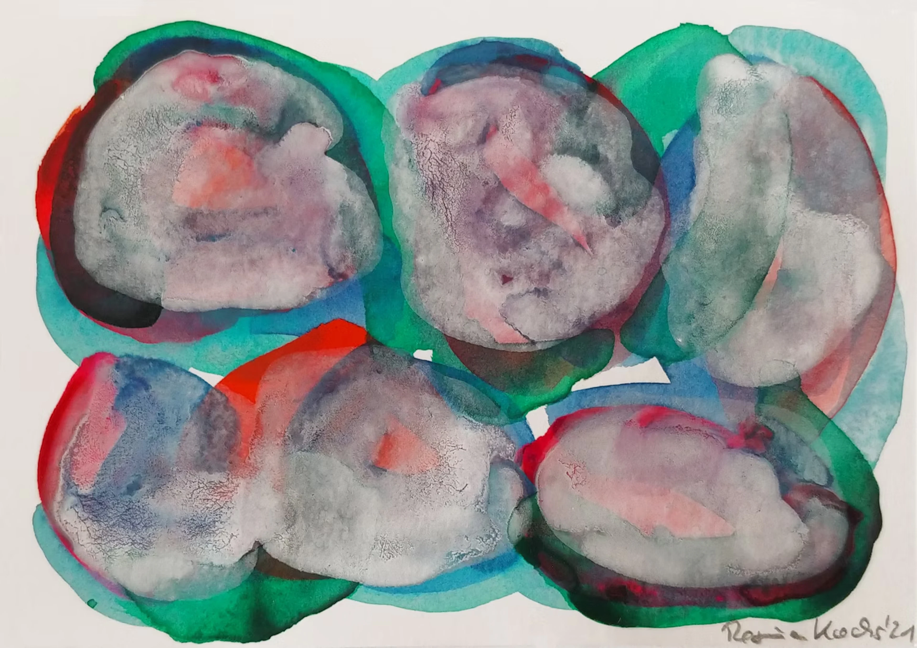Regina Kochs "Farbsee XXI" - Zweigstelle Berlin