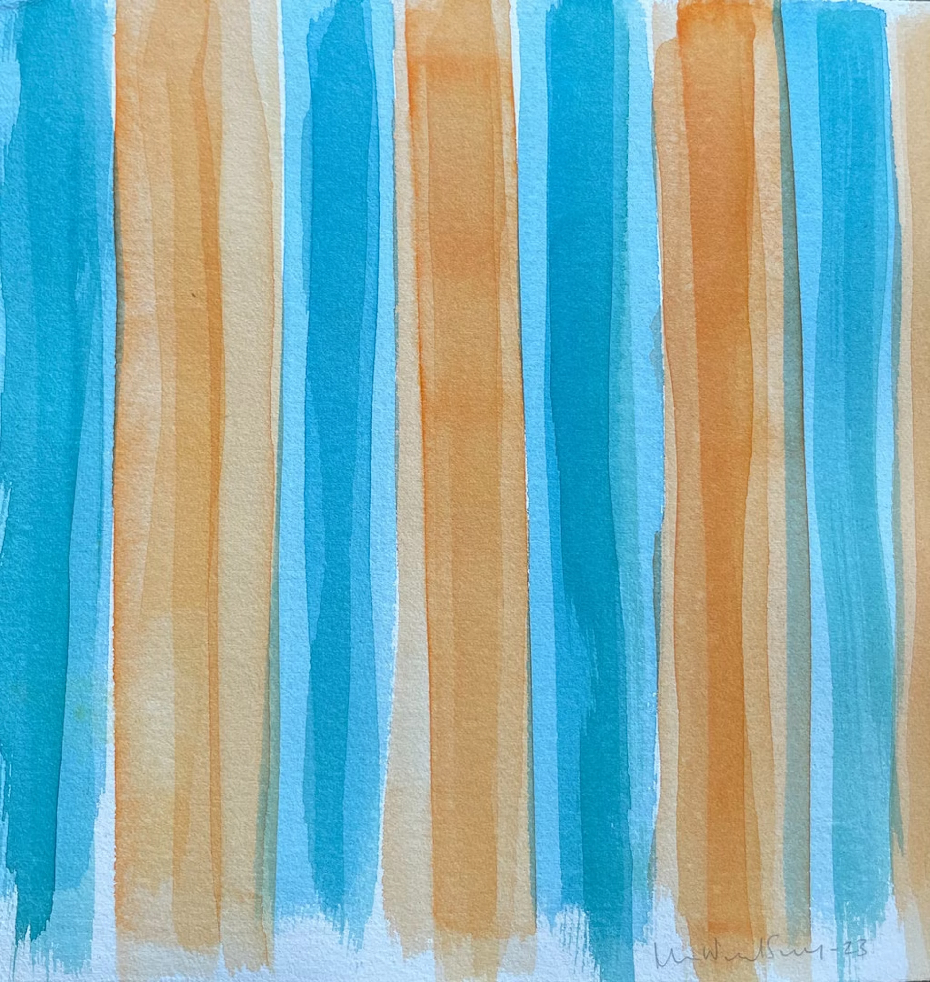 Maria Wallenstål-Schoenberg "Colorstripes 04" - Zweigstelle Berlin