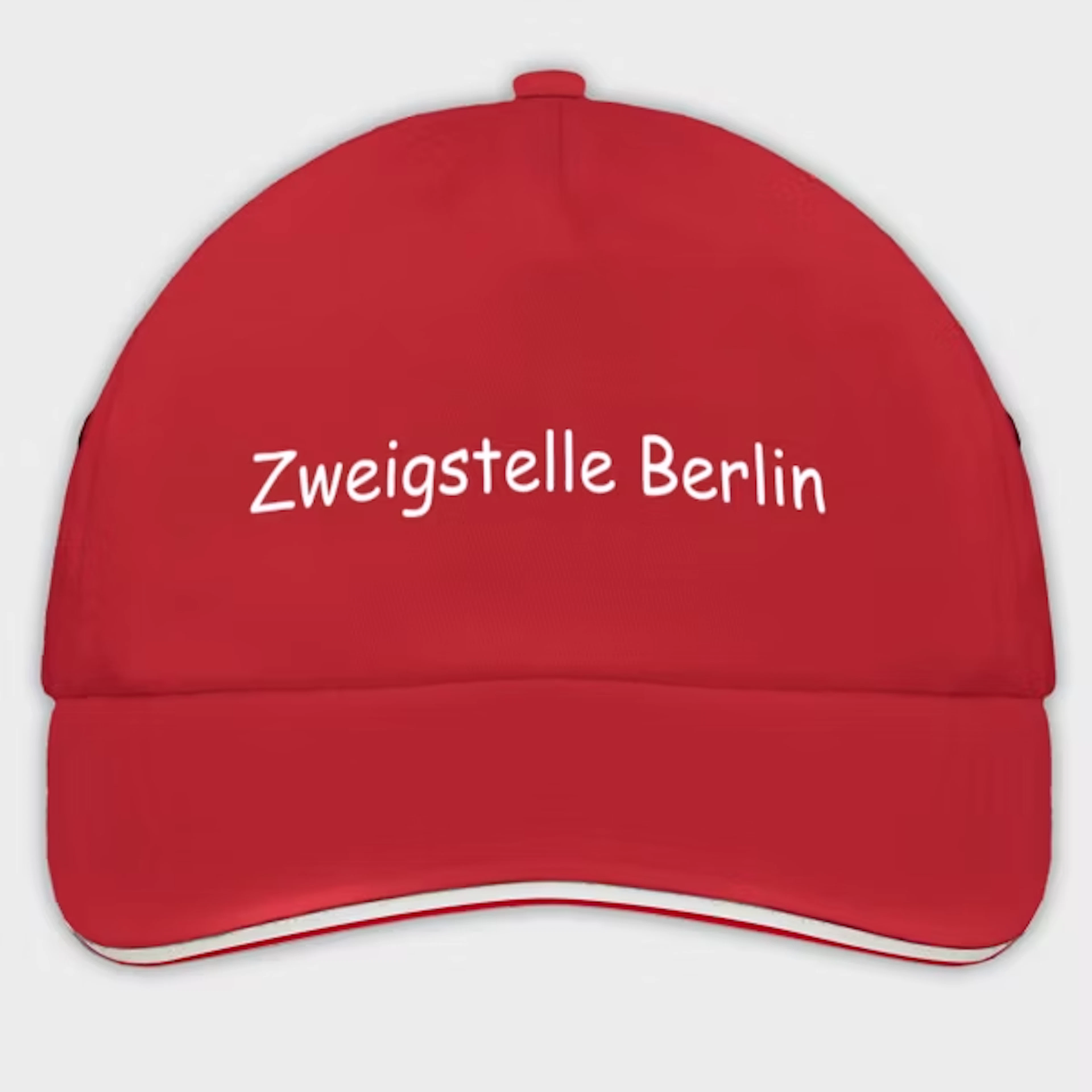 Basecap "Zweigstelle Berlin", rot - Zweigstelle Berlin