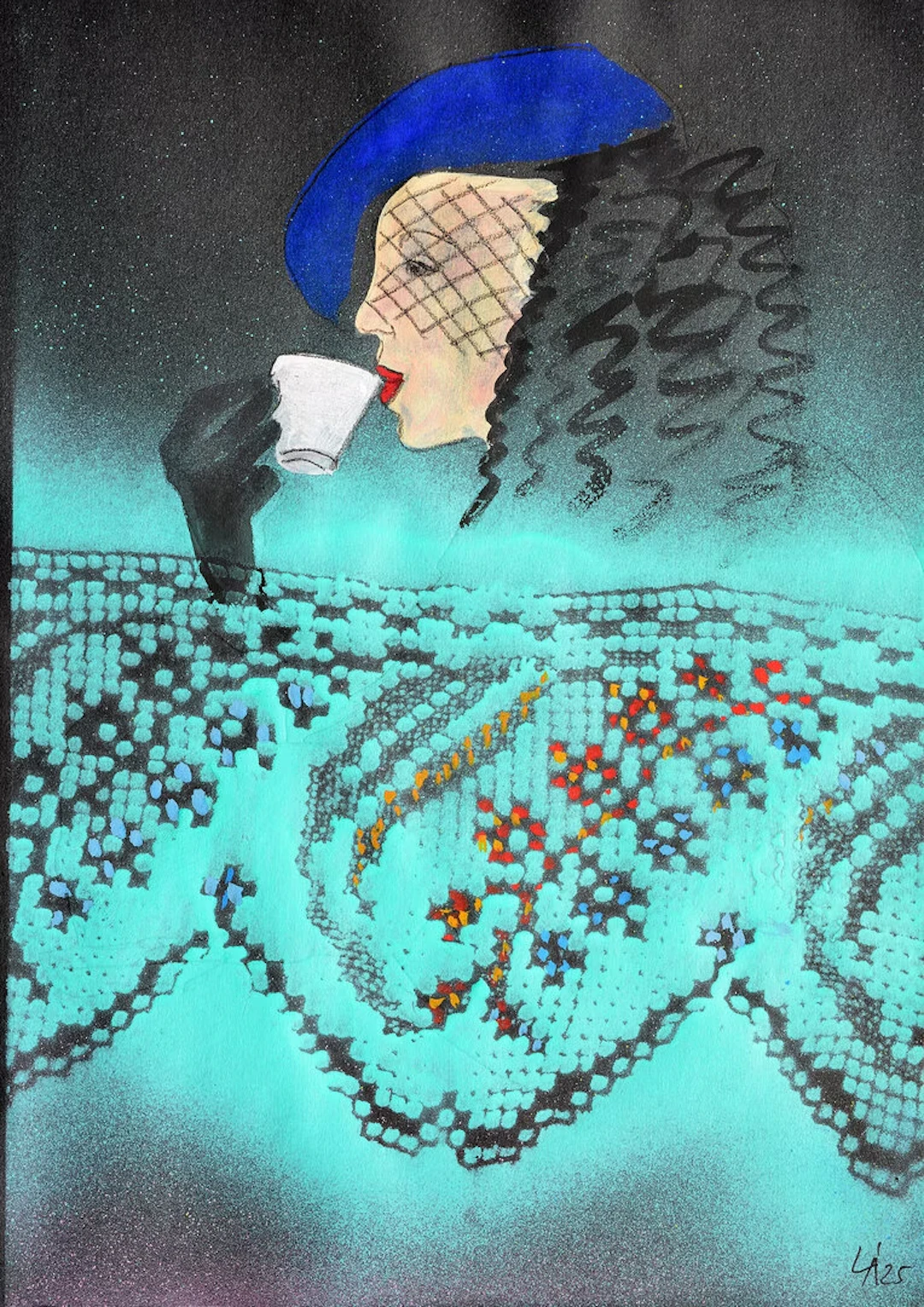 Agnes Lörincz "Figuren und Spitzen 02" - Zweigstelle Berlin