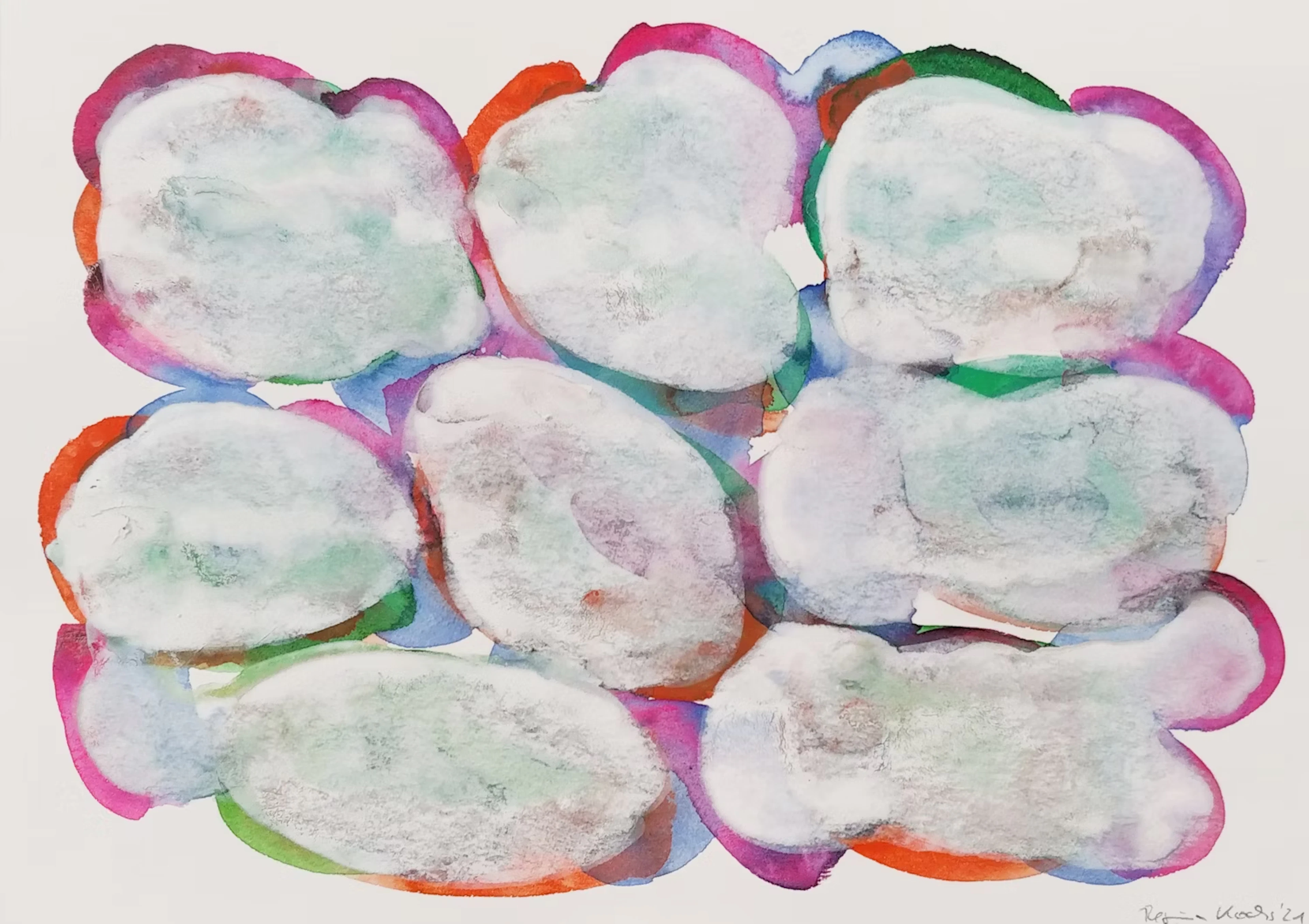 Regina Kochs "Farbsee XXII" - Zweigstelle Berlin