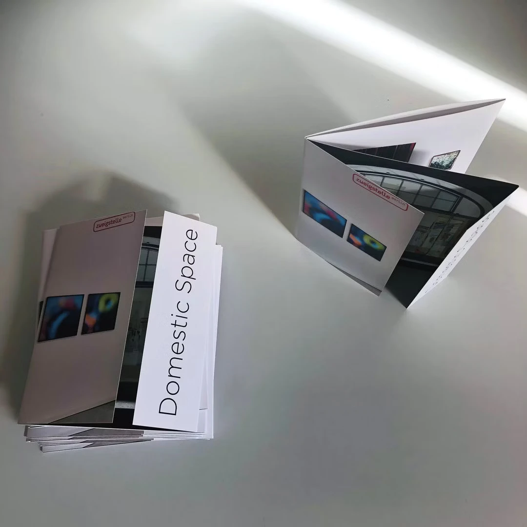 Leporello "Domestic Space" - Zweigstelle Berlin