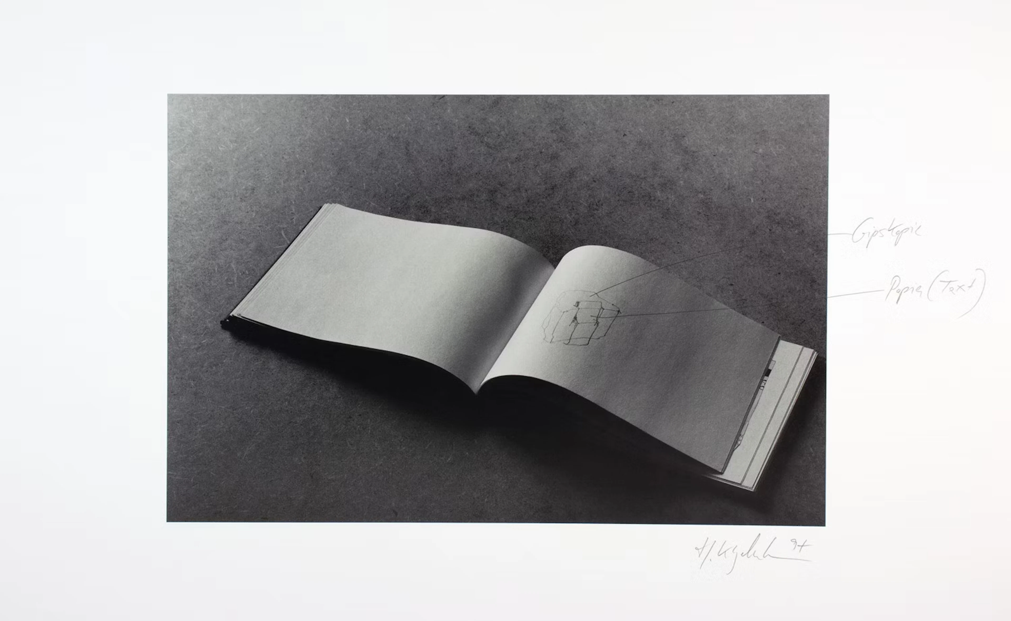 Harald Klingelhöller "Gipskopie Papier" - Zweigstelle Berlin