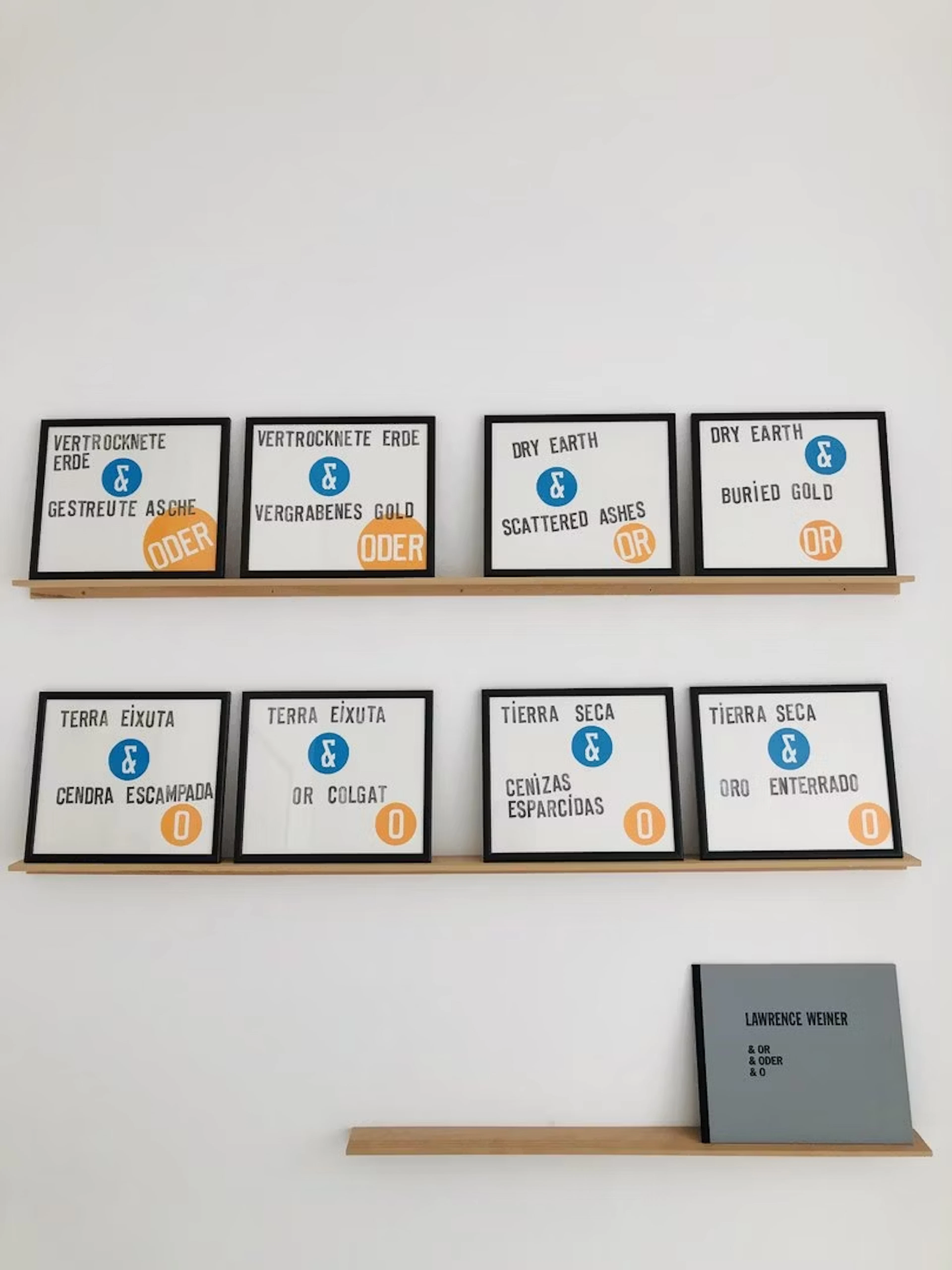 Lawrence Weiner "& or & oder & o" - Zweigstelle Berlin
