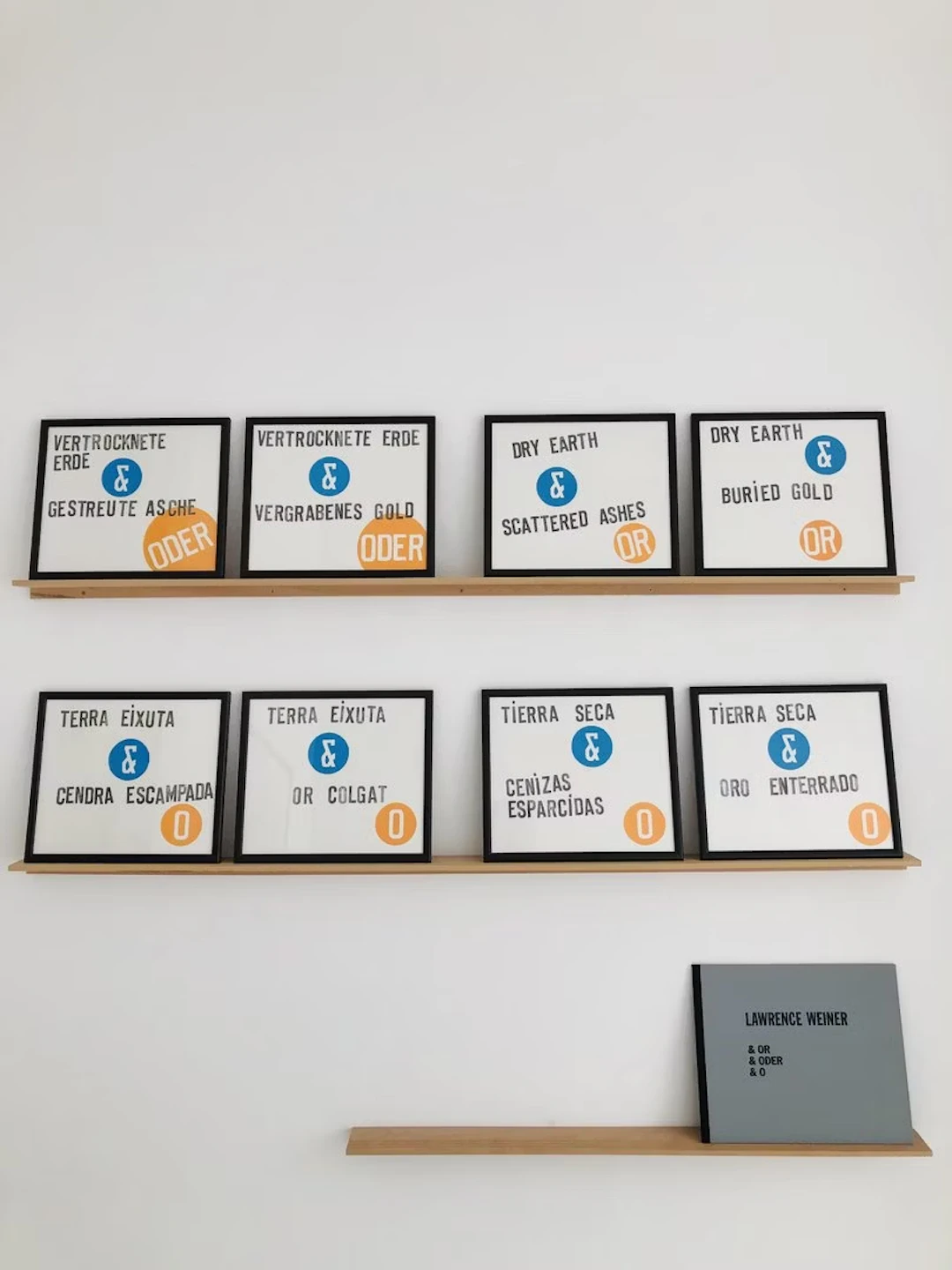 Lawrence Weiner "& or & oder & o" - Zweigstelle Berlin
